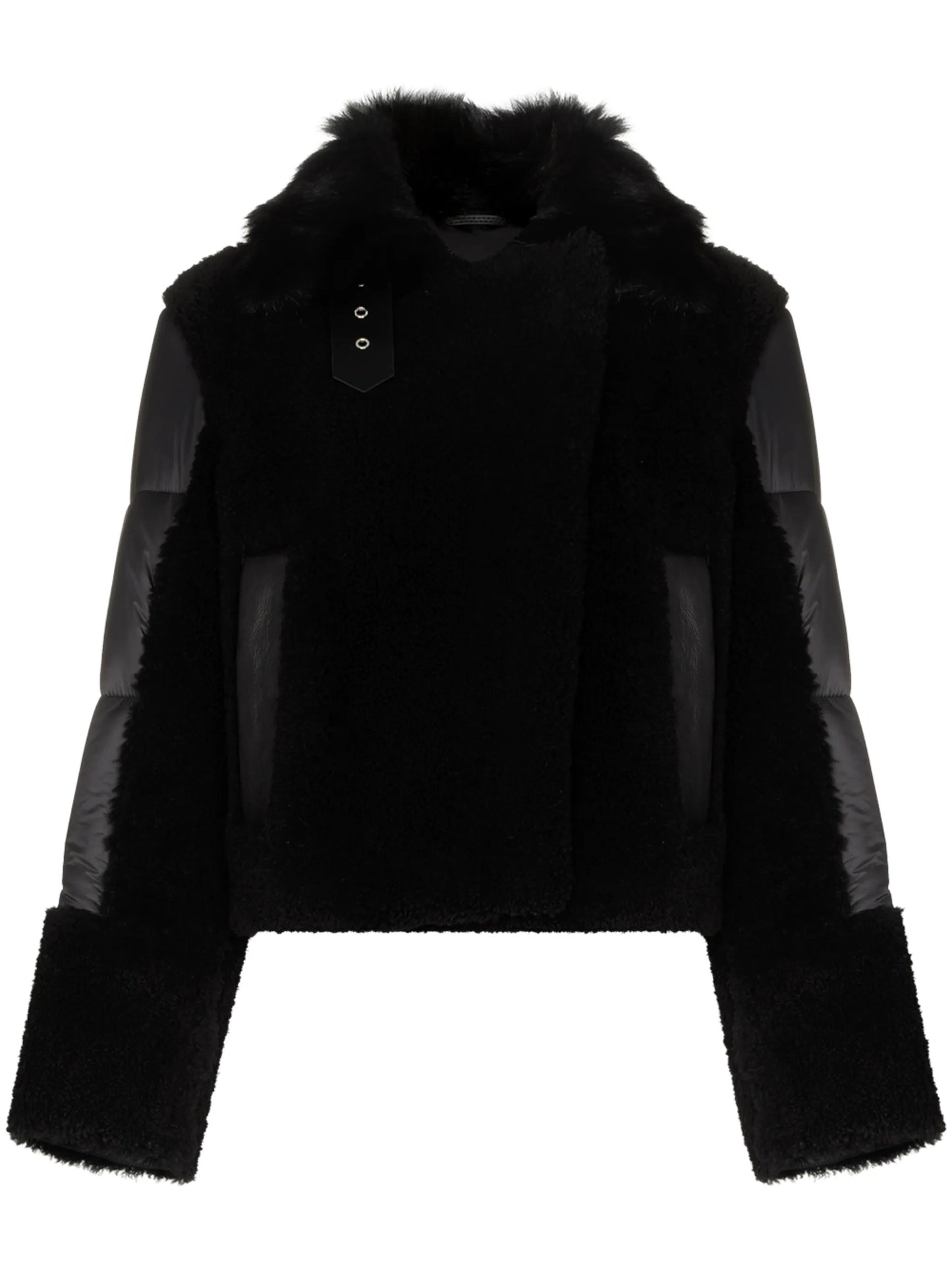 Lena shearling puffer jacket