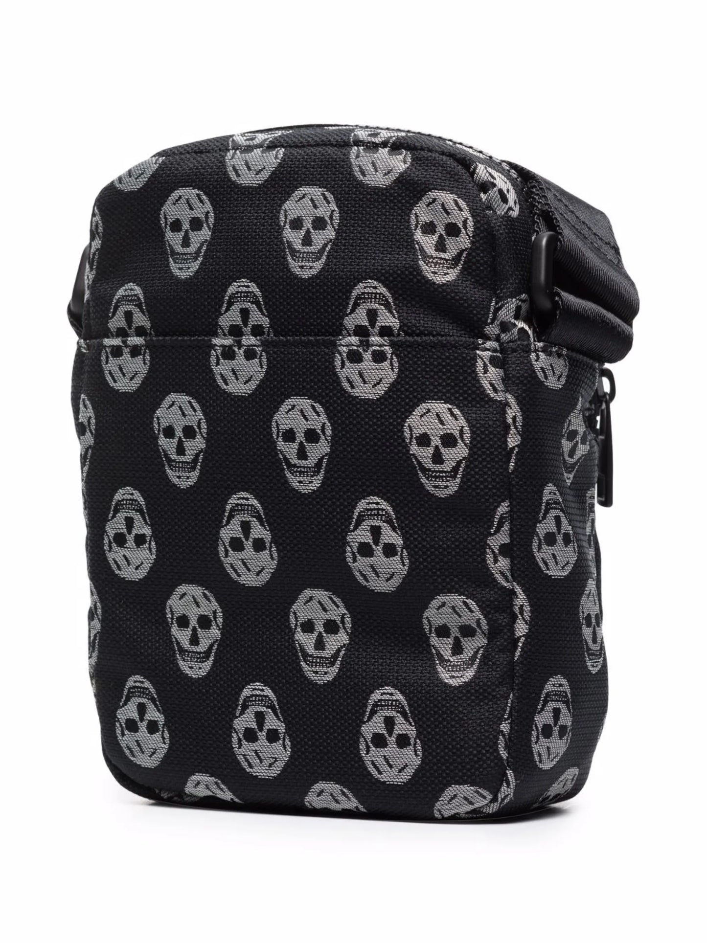 skull-print messenger bag