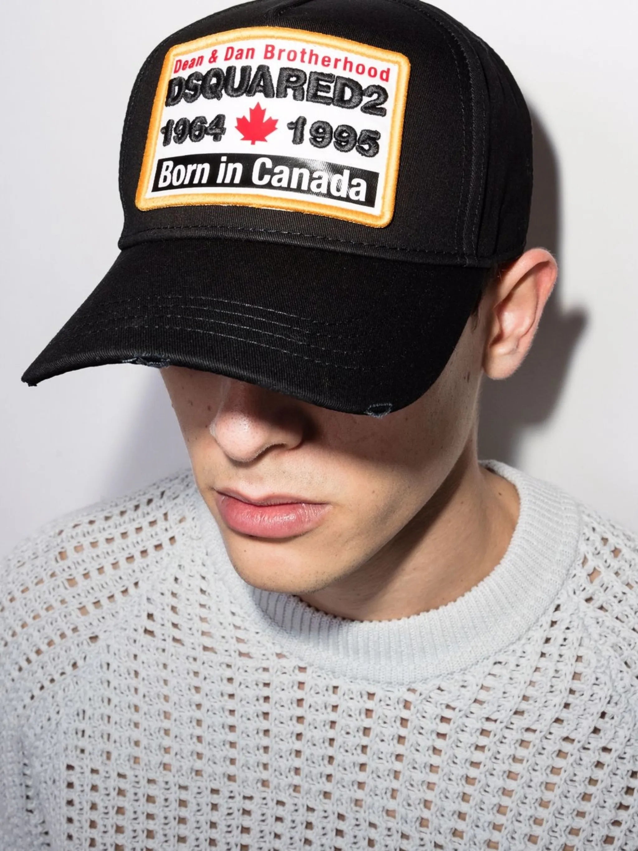 embroidered-logo baseball cap