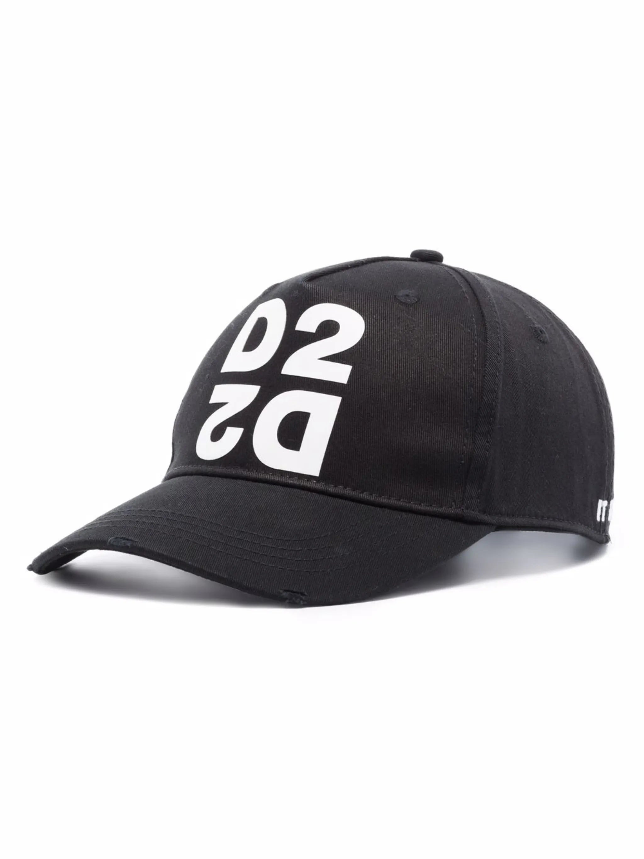logo-print cotton cap
