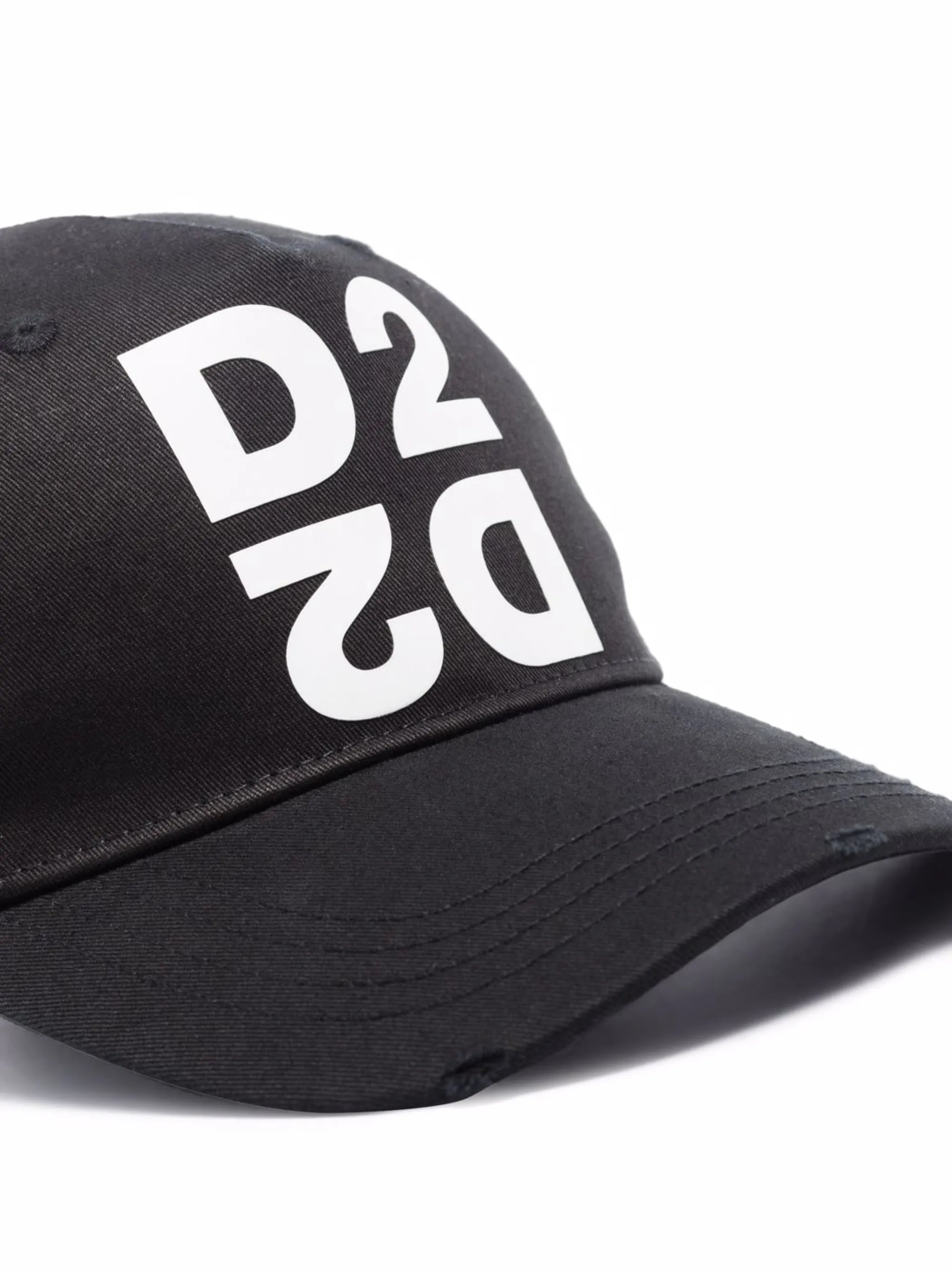 logo-print cotton cap