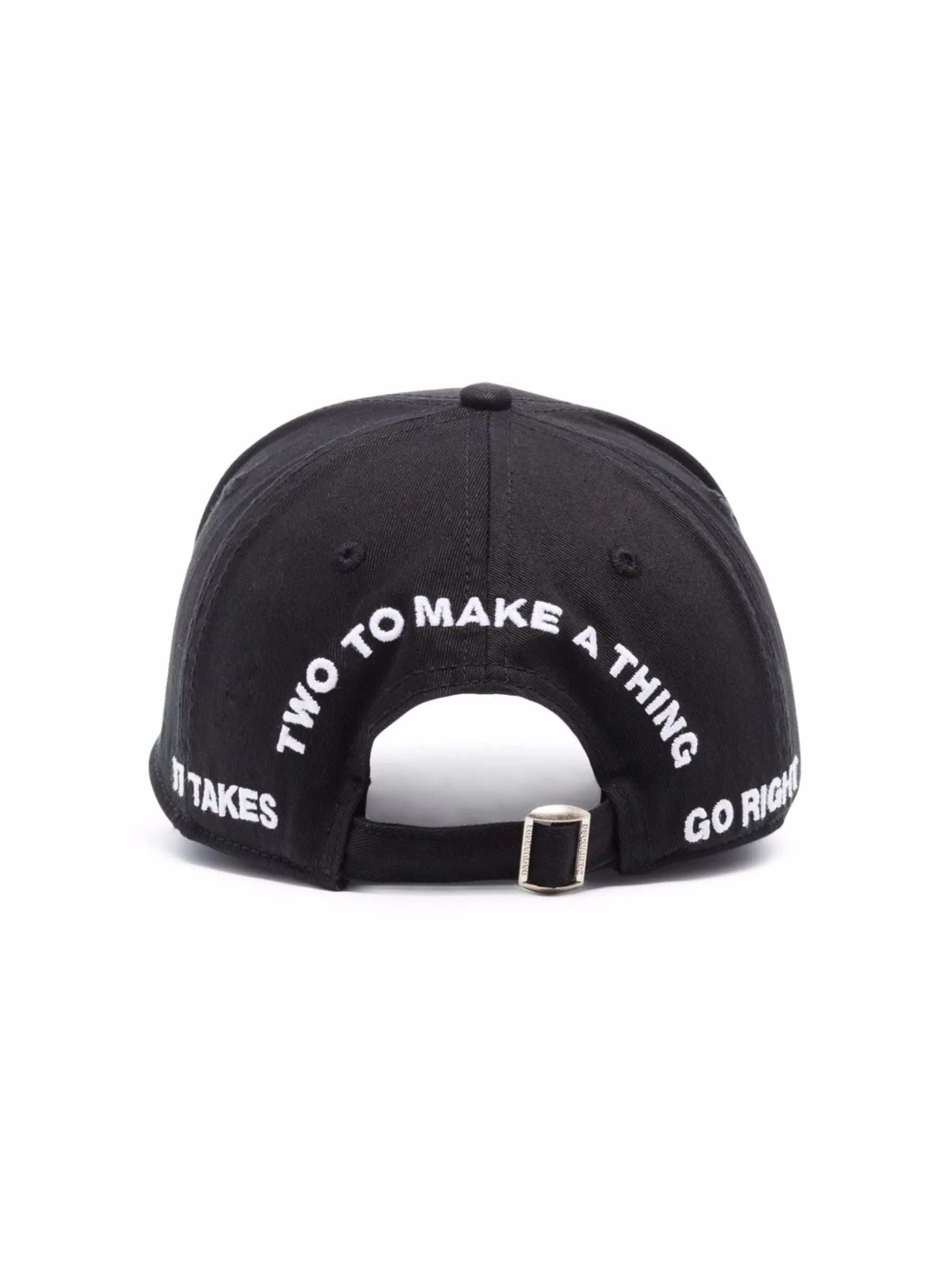 logo-print cotton cap