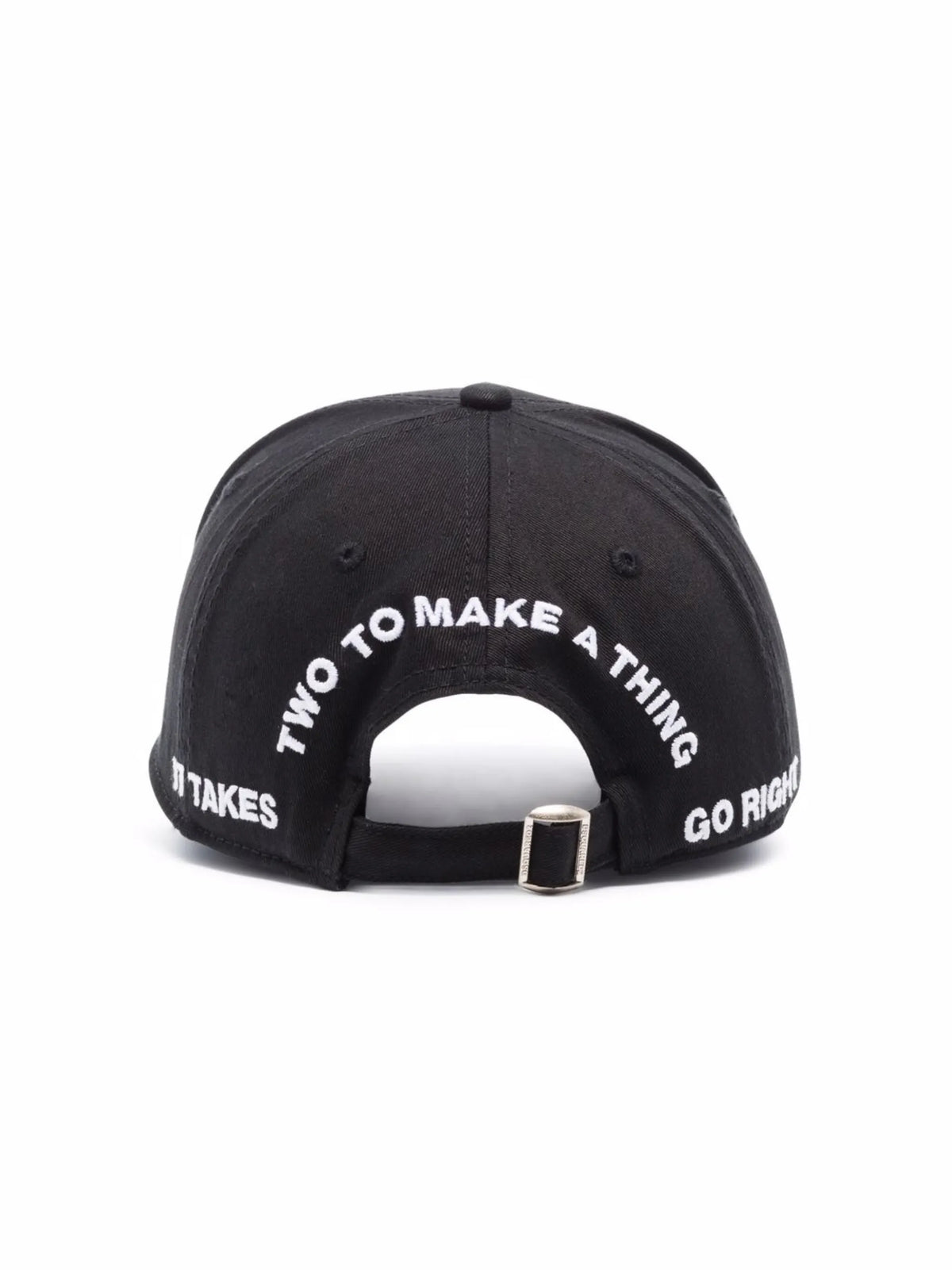 logo-print cotton cap