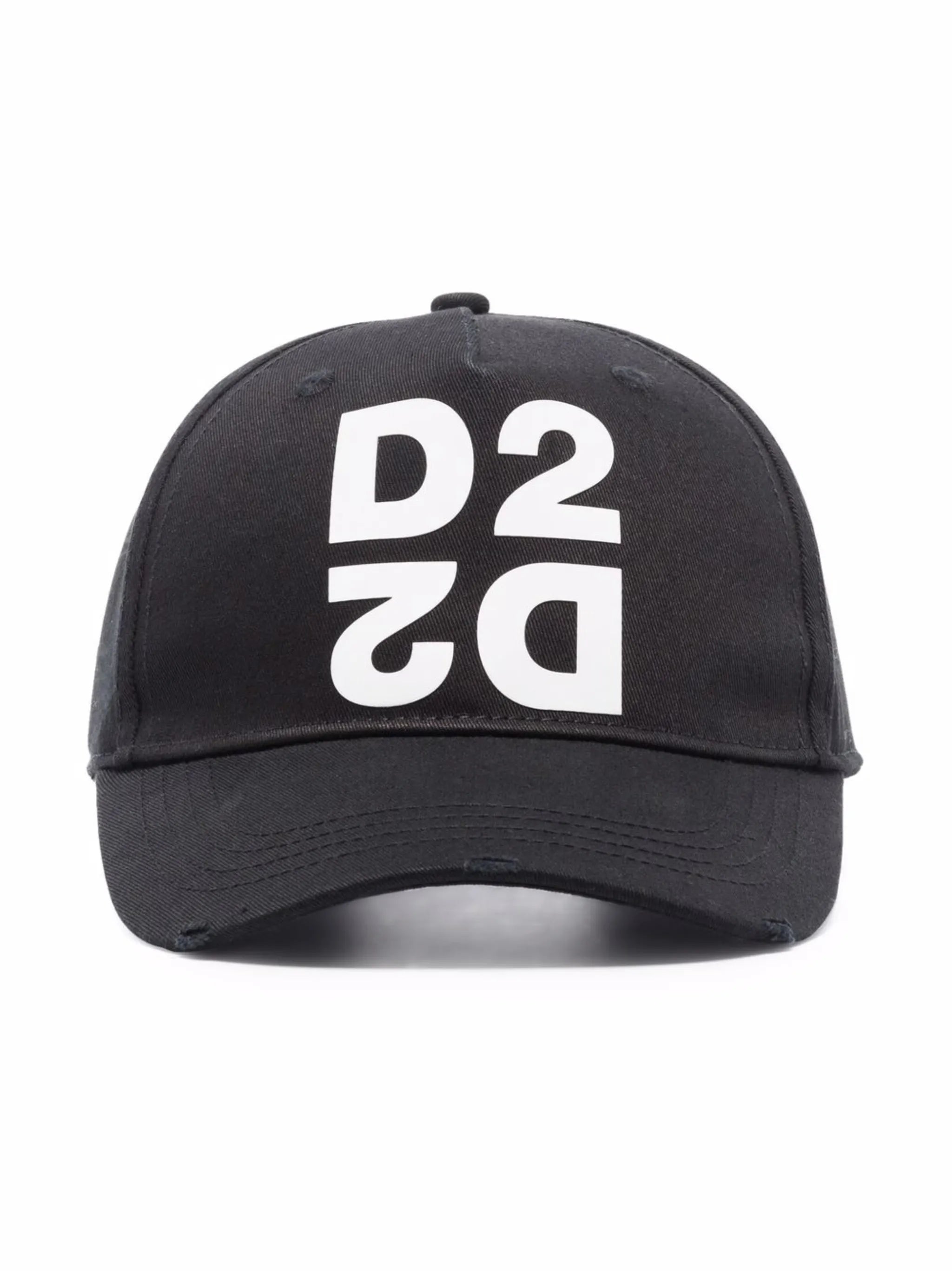 logo-print cotton cap