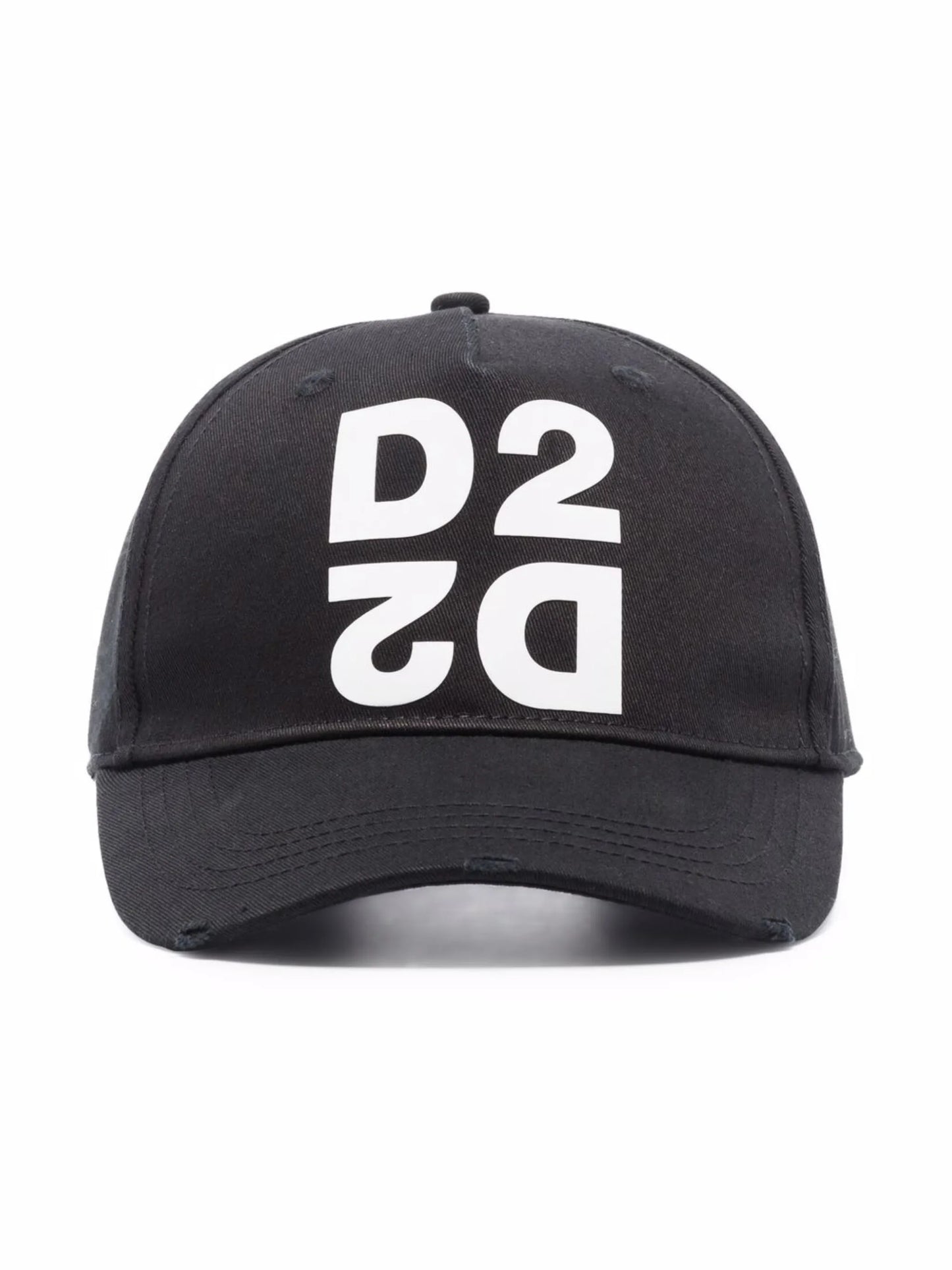 logo-print cotton cap
