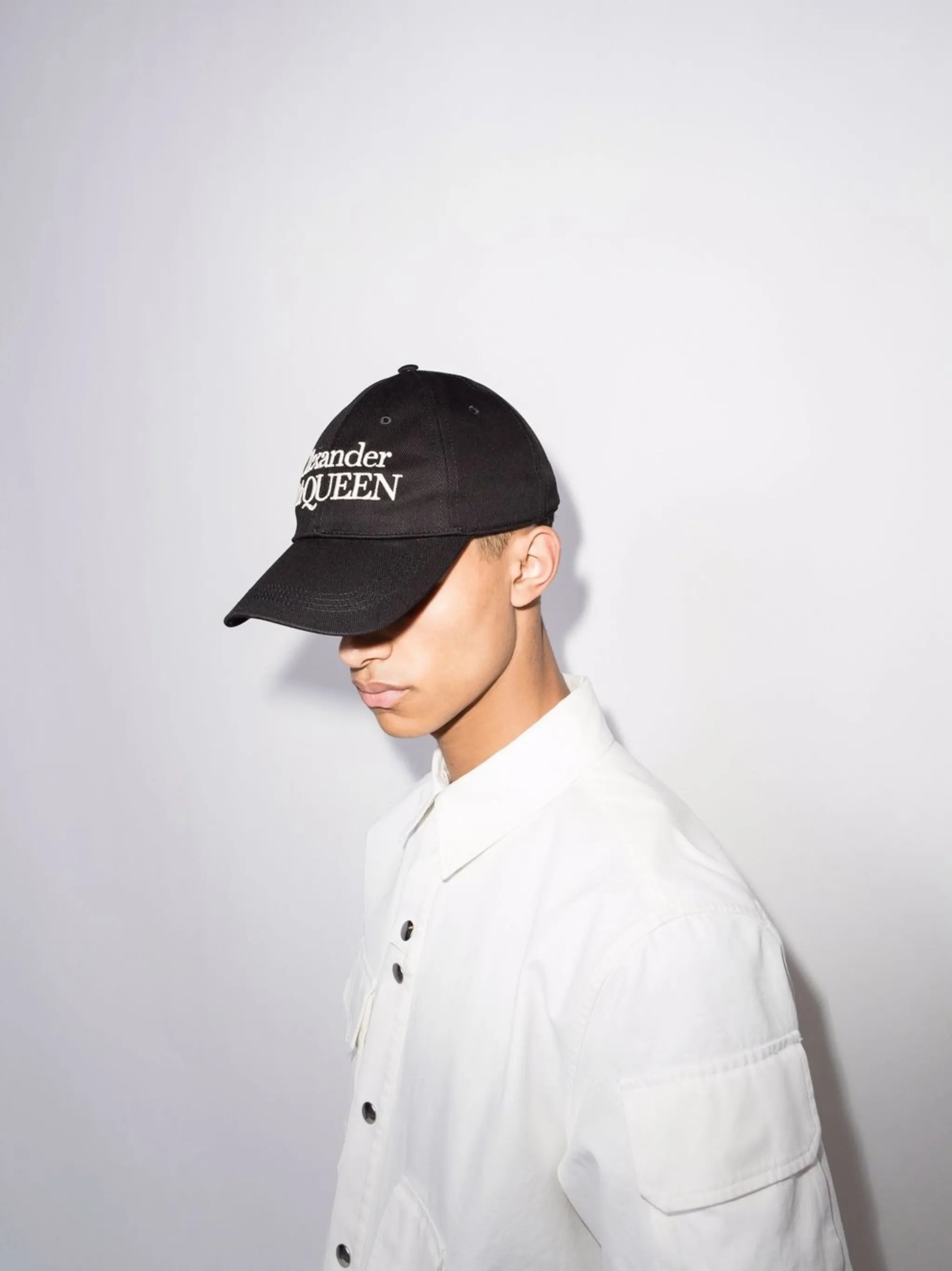 logo-embroidered baseball cap