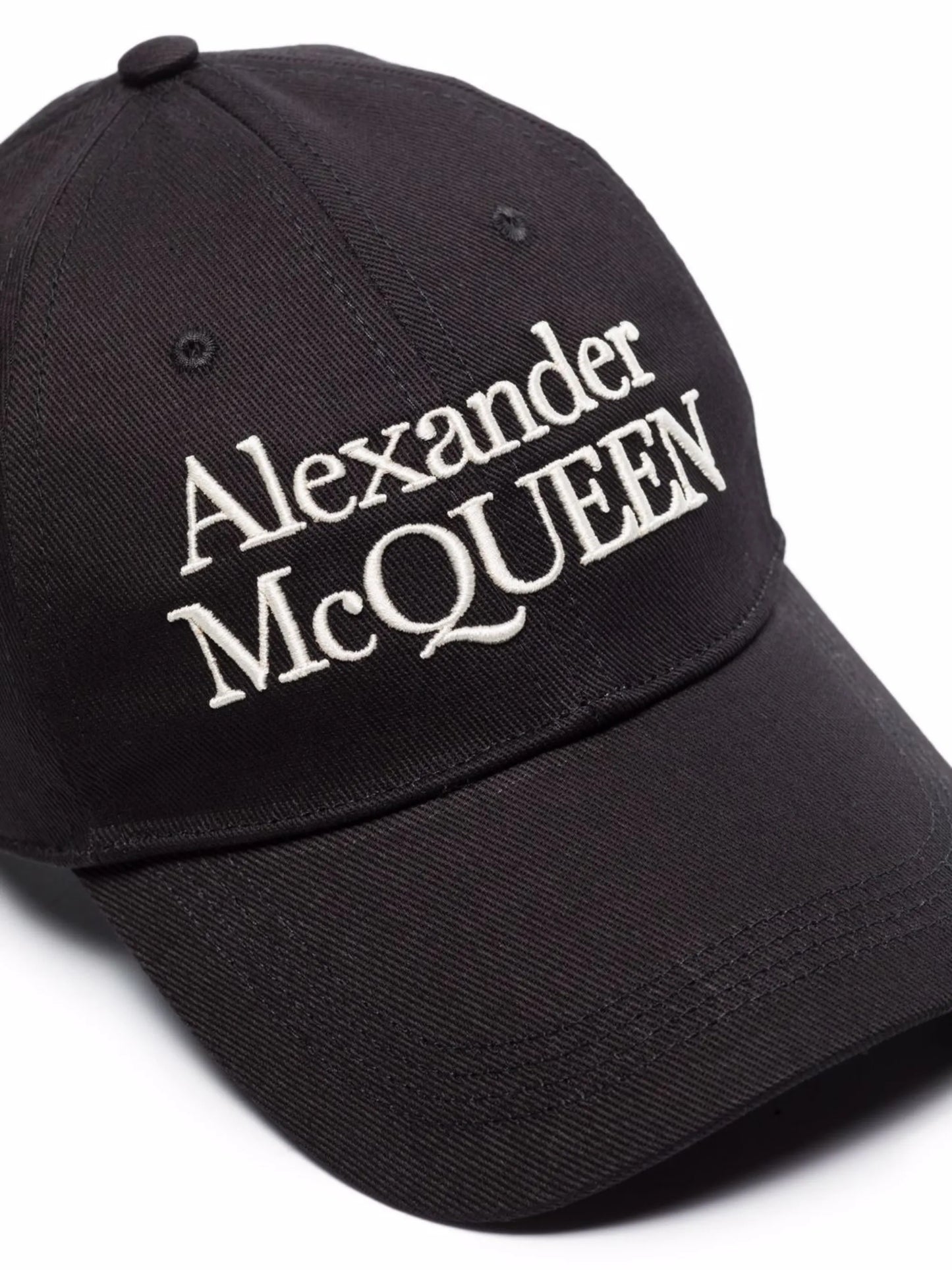 logo-embroidered baseball cap