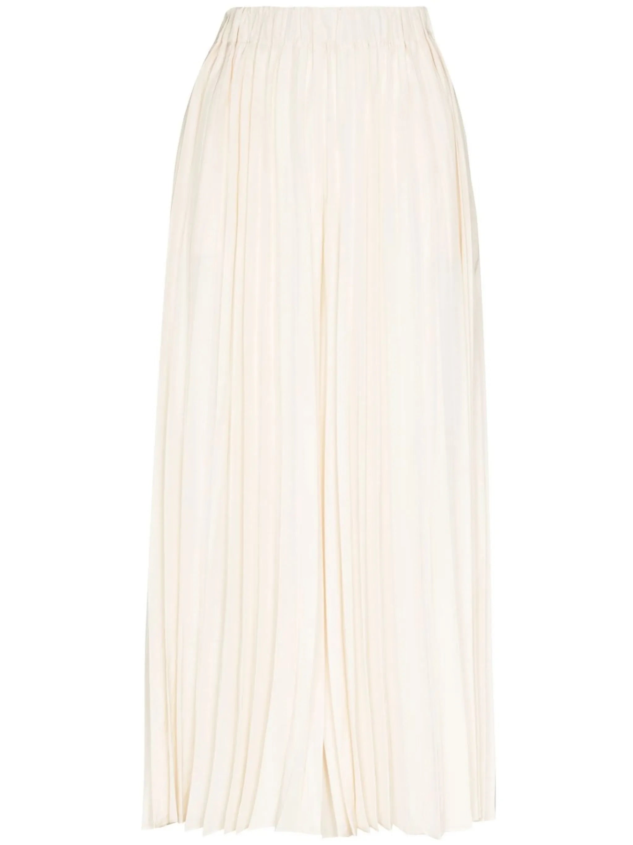 pleated culotte trousers