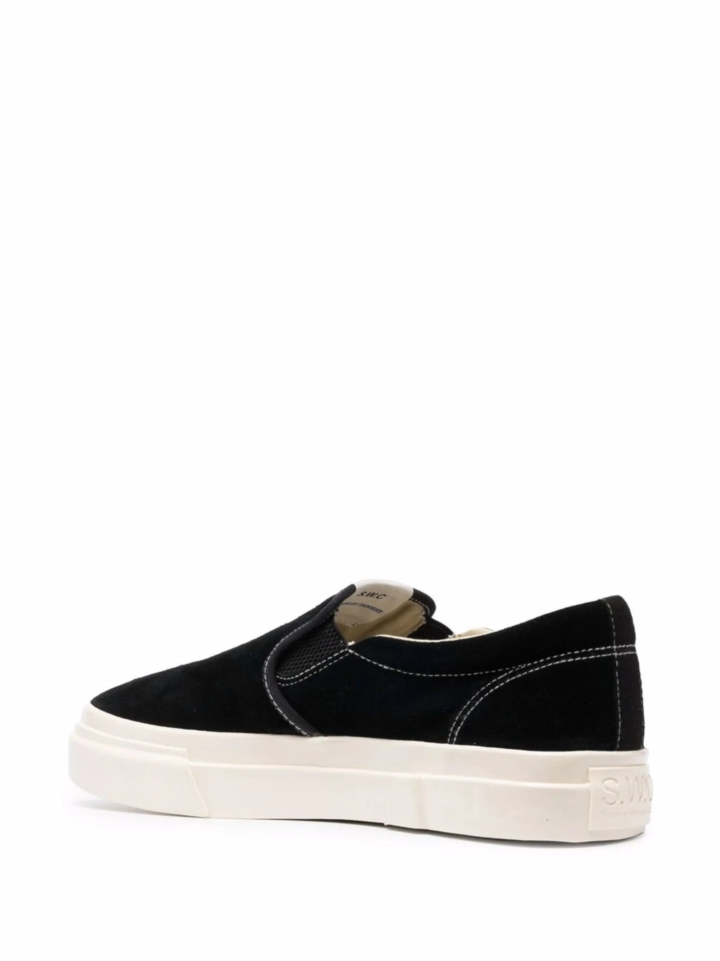 suede slip-on sneakers