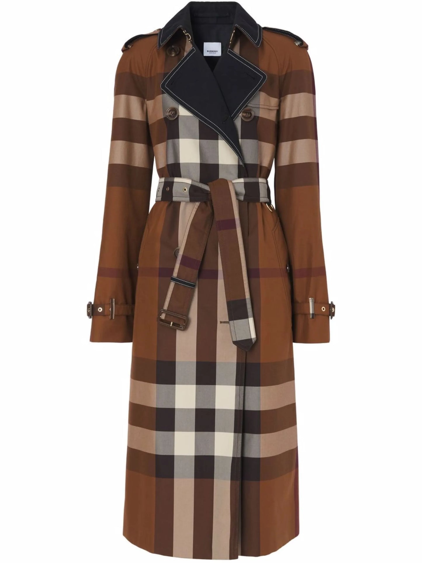 Vintage Check trench coat