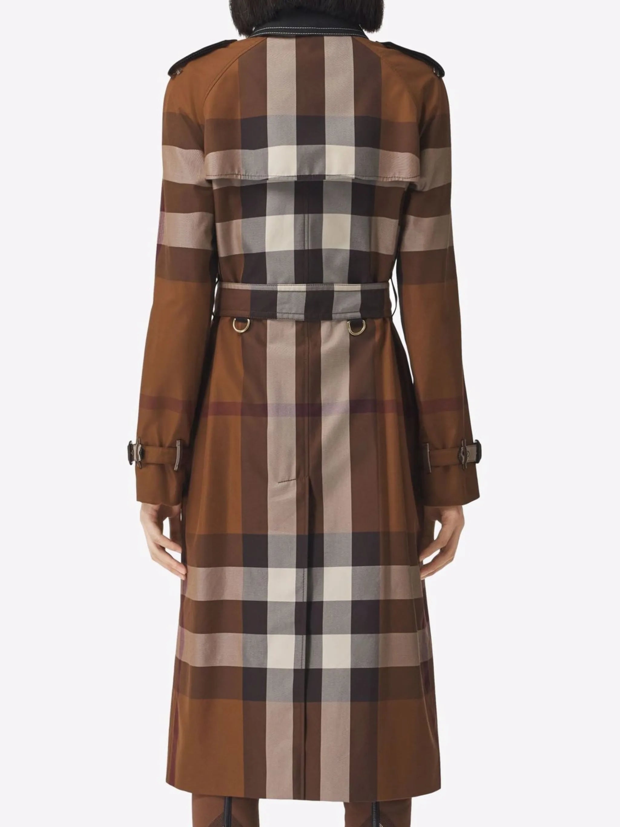 Vintage Check trench coat