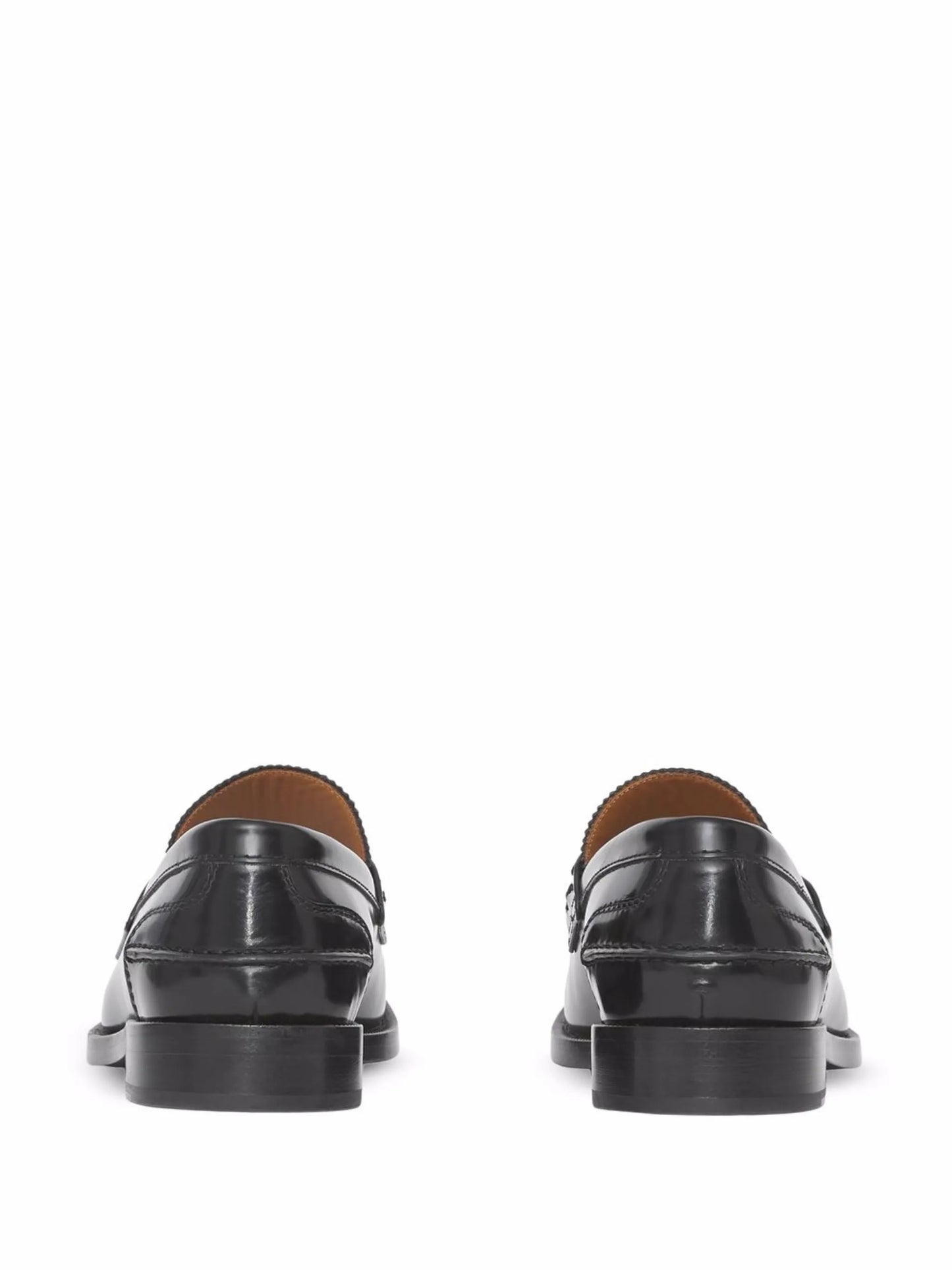 Fred logo-stud loafers