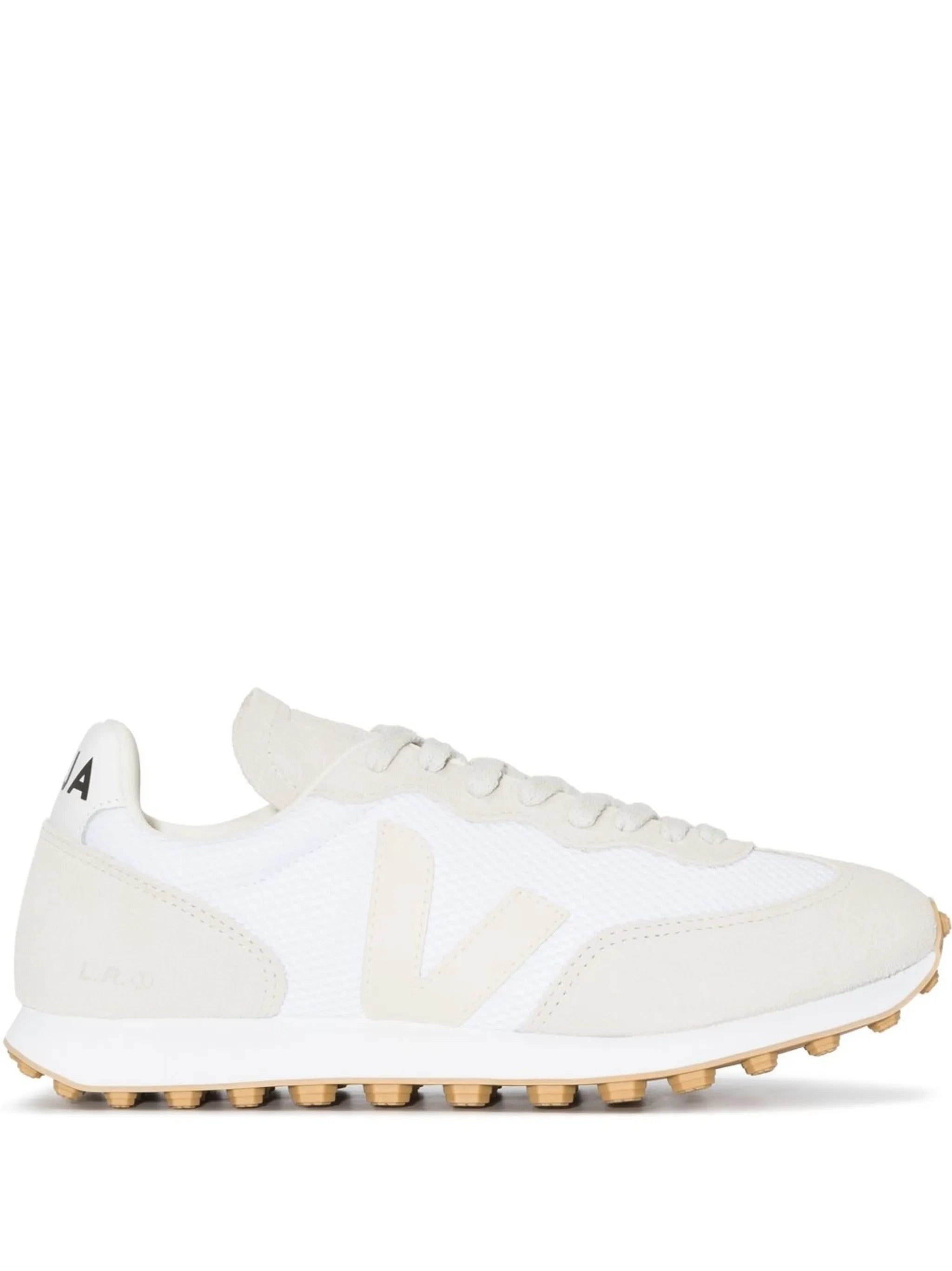 logo-patch lace-up sneakers