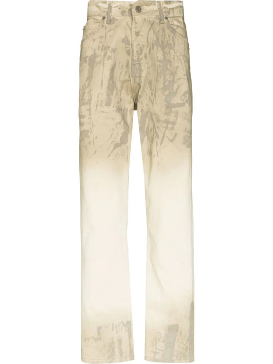 Corrosion straight-leg jeans