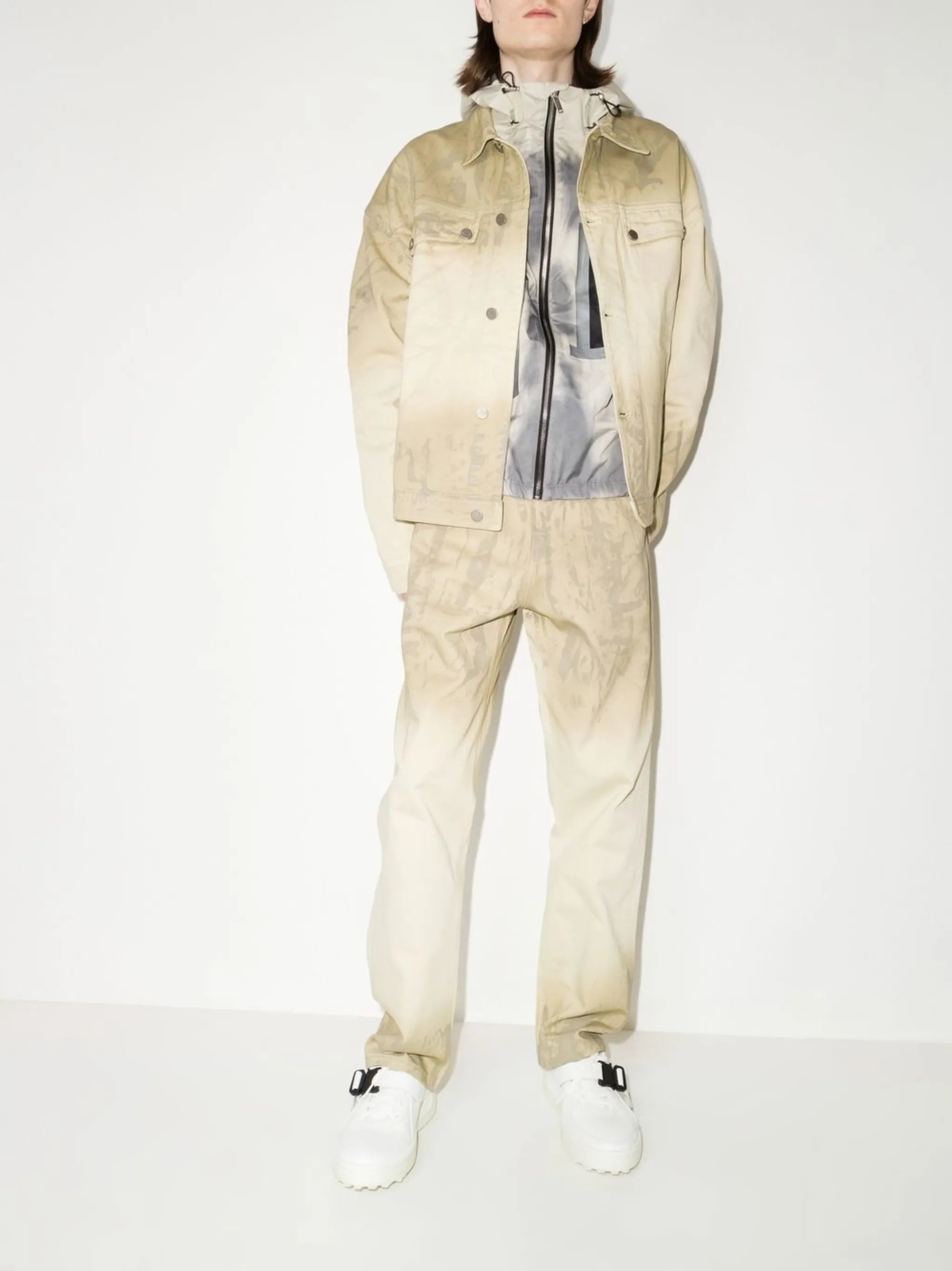 Corrosion straight-leg jeans