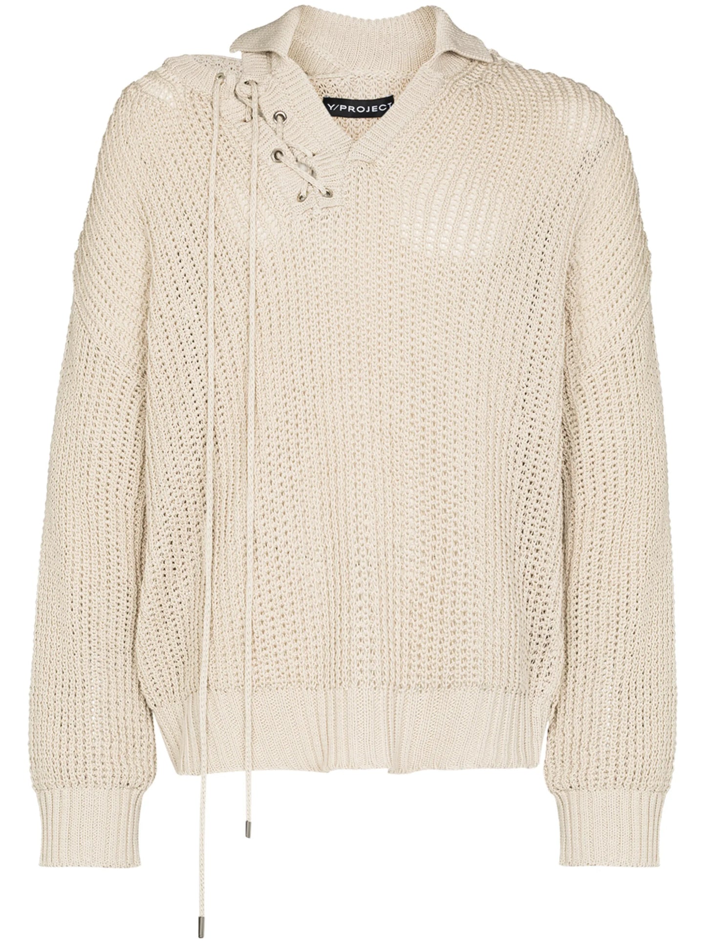 double collar long sleeve polo top