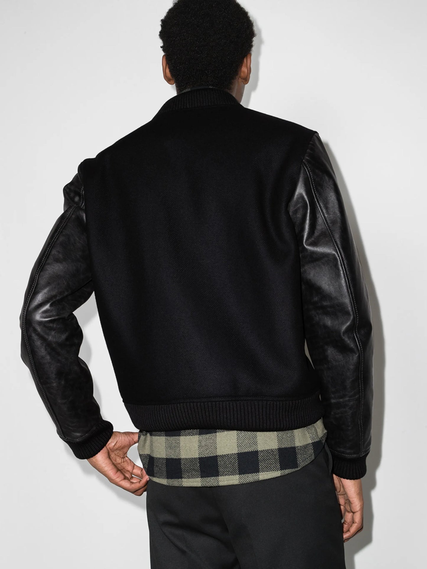 logo-patch varsity jacket
