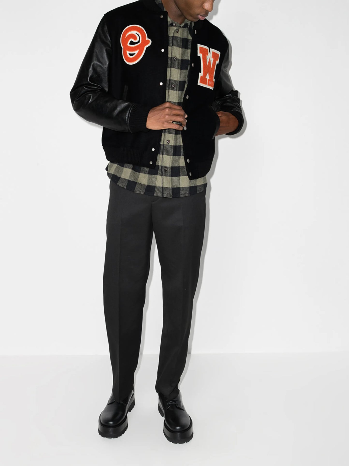 logo-patch varsity jacket
