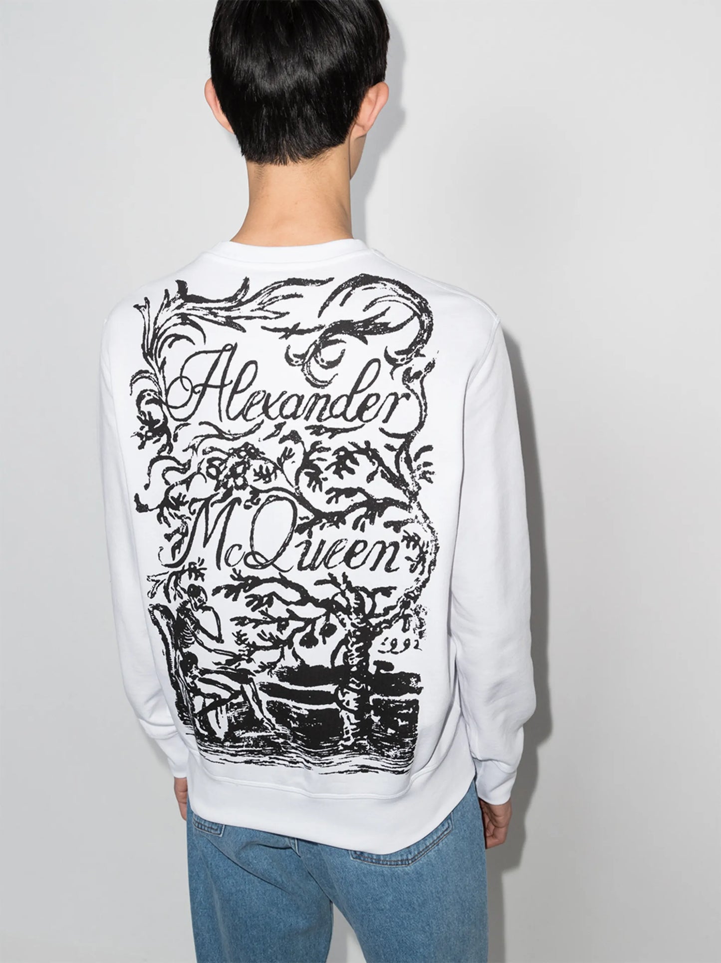 logo-print cotton sweatshirt