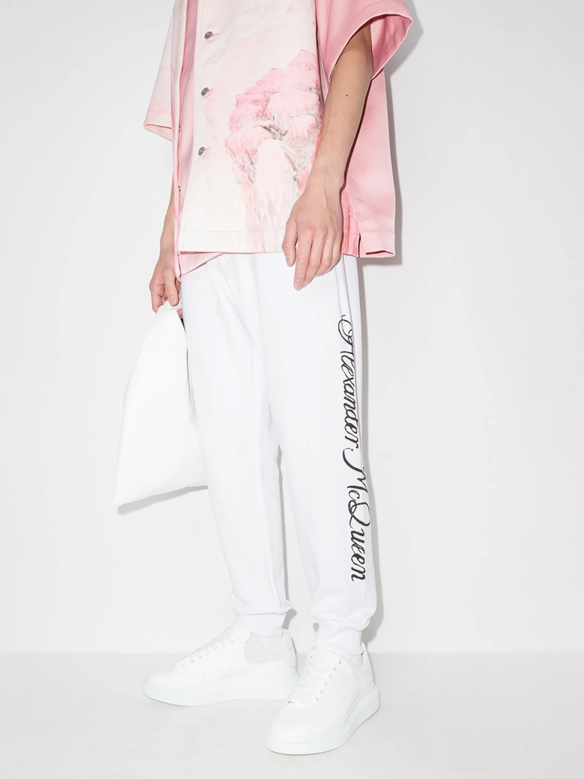 logo-print track pants