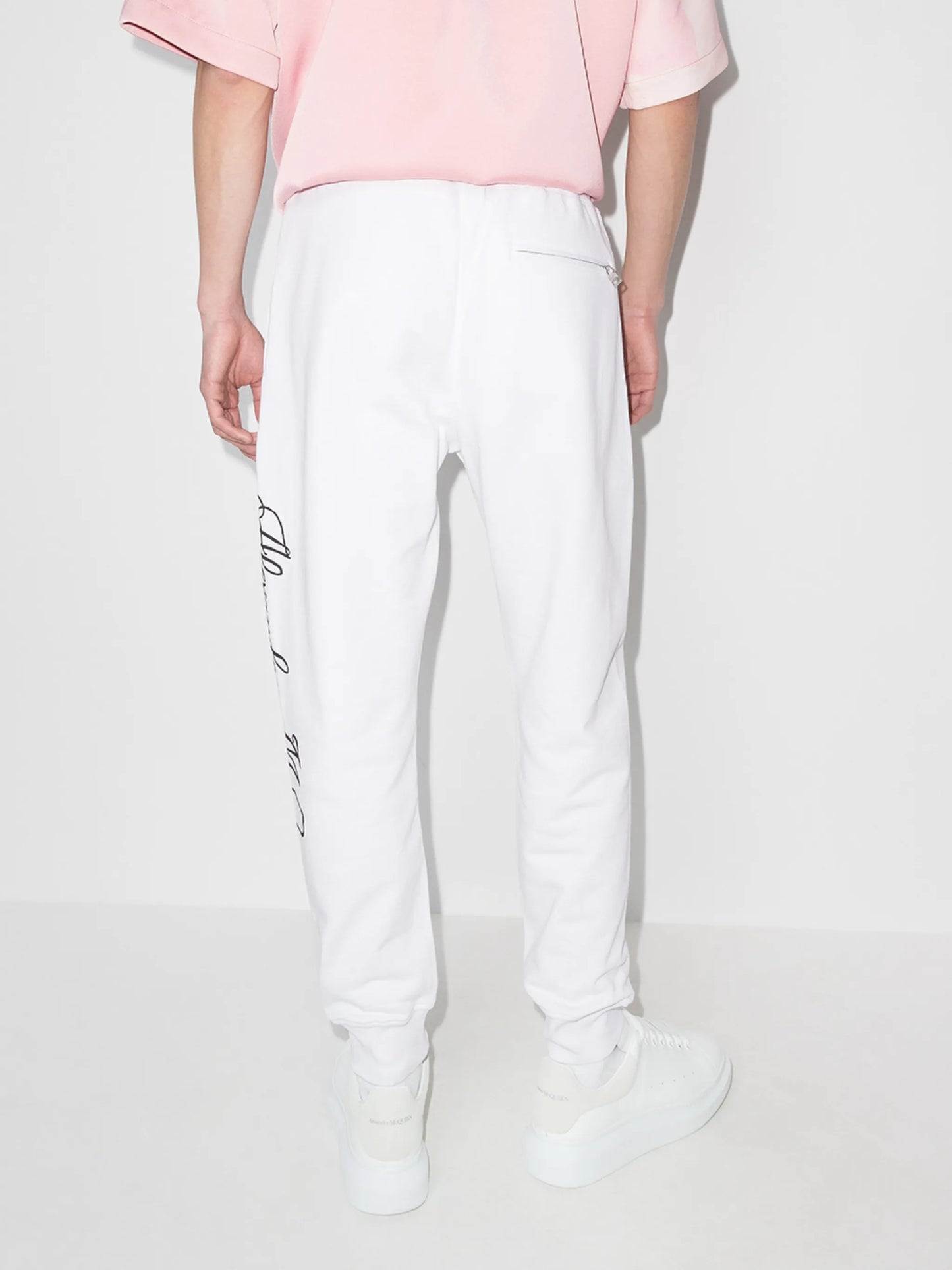 logo-print track pants
