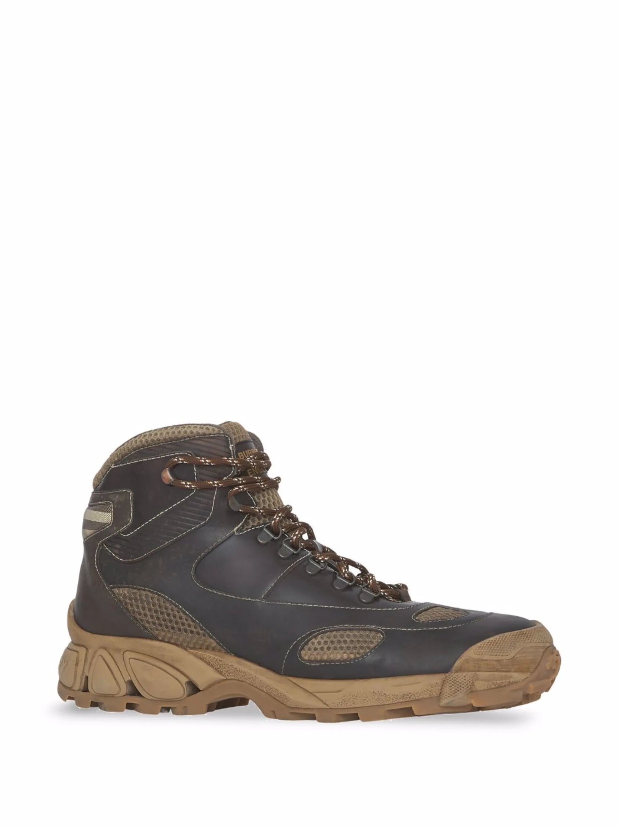 Tor leather-panelled boots