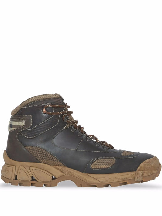 Tor leather-panelled boots