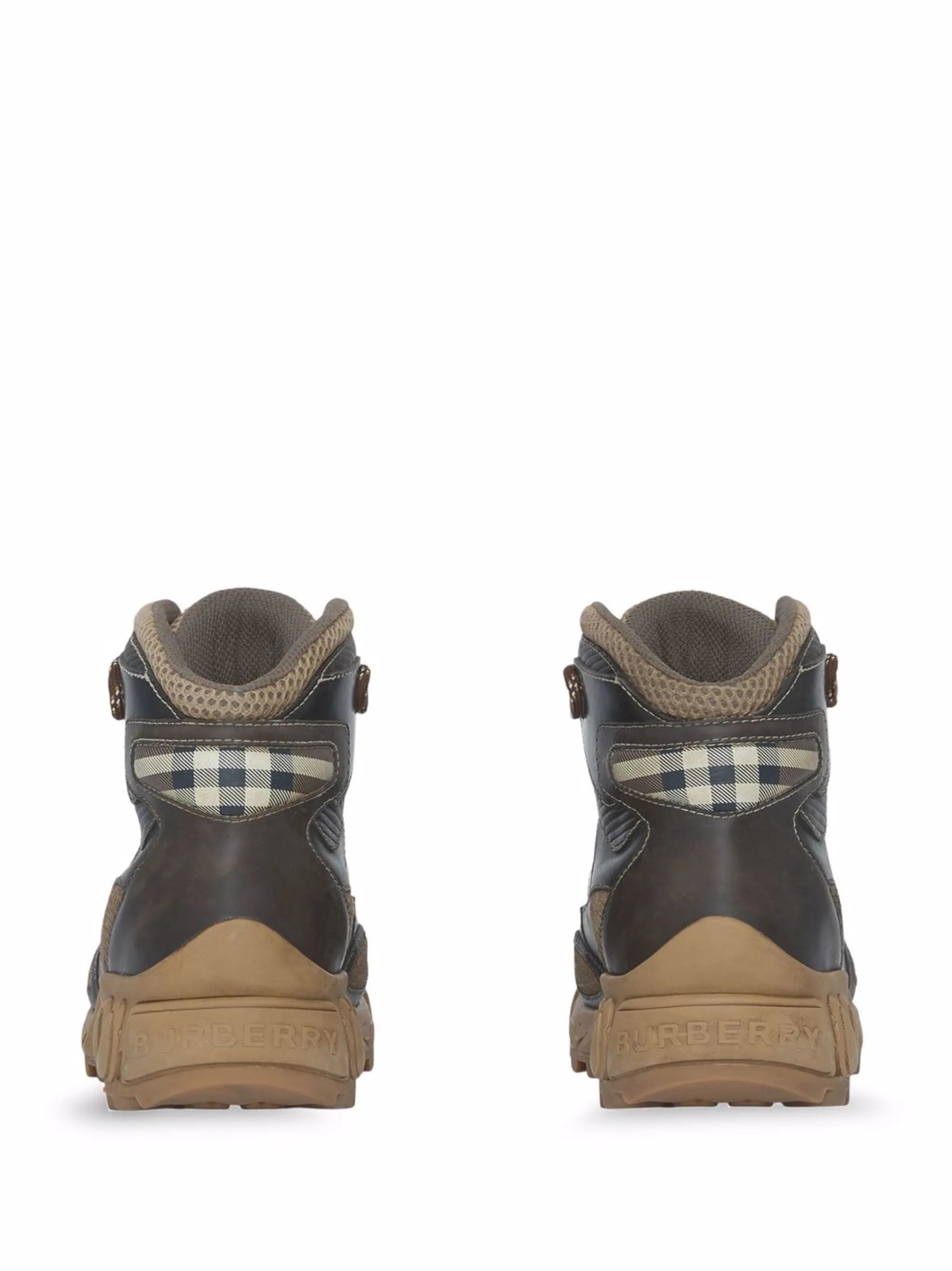 Tor leather-panelled boots