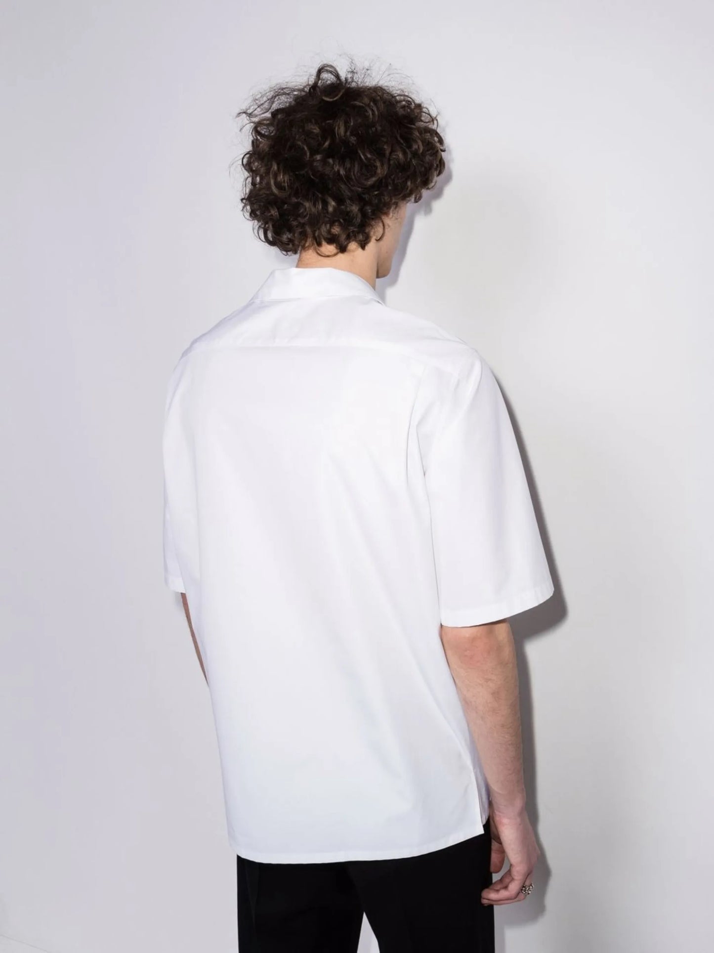 logo-print shirt