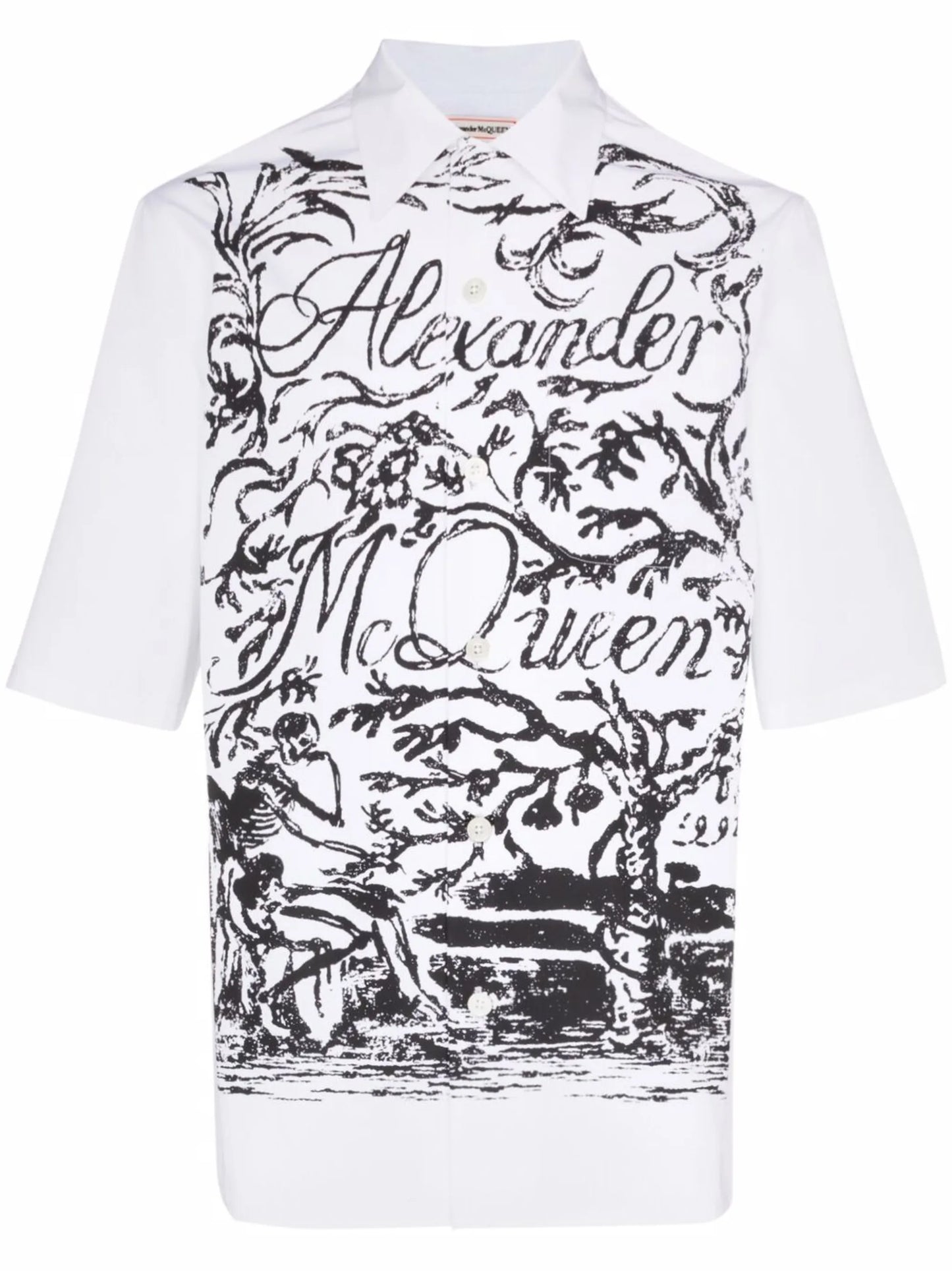 logo-print shirt
