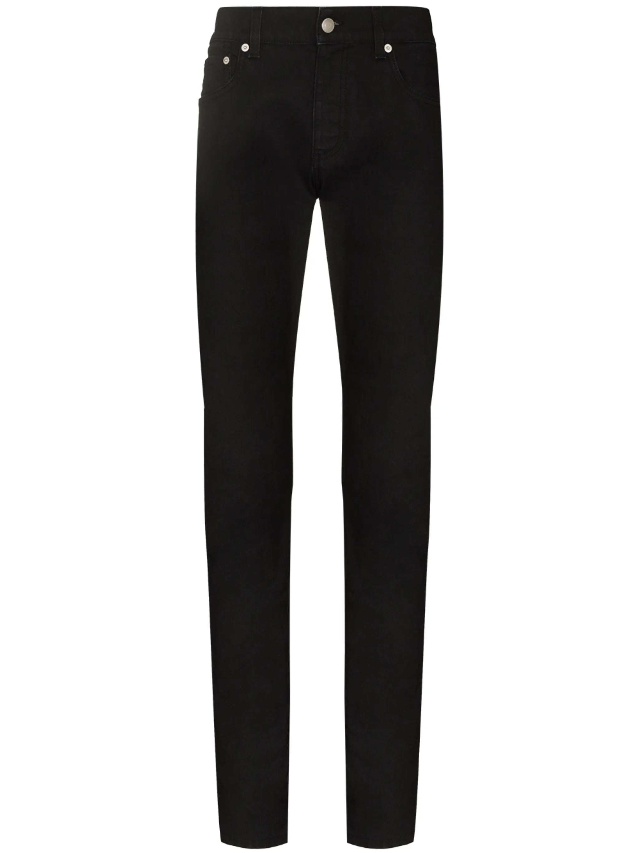 embroidered logo jeans