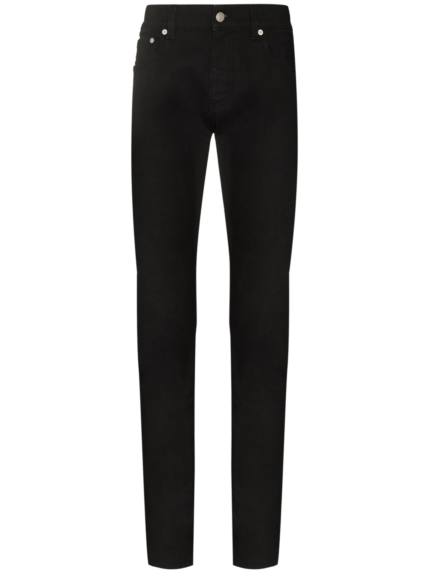 embroidered logo jeans