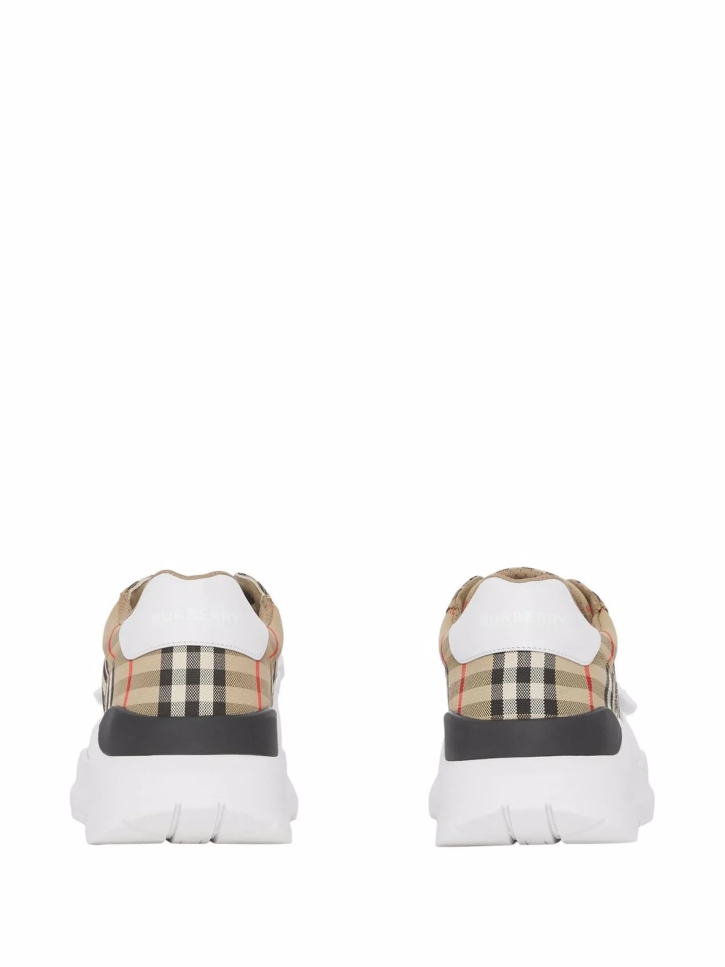 check suede sneakers