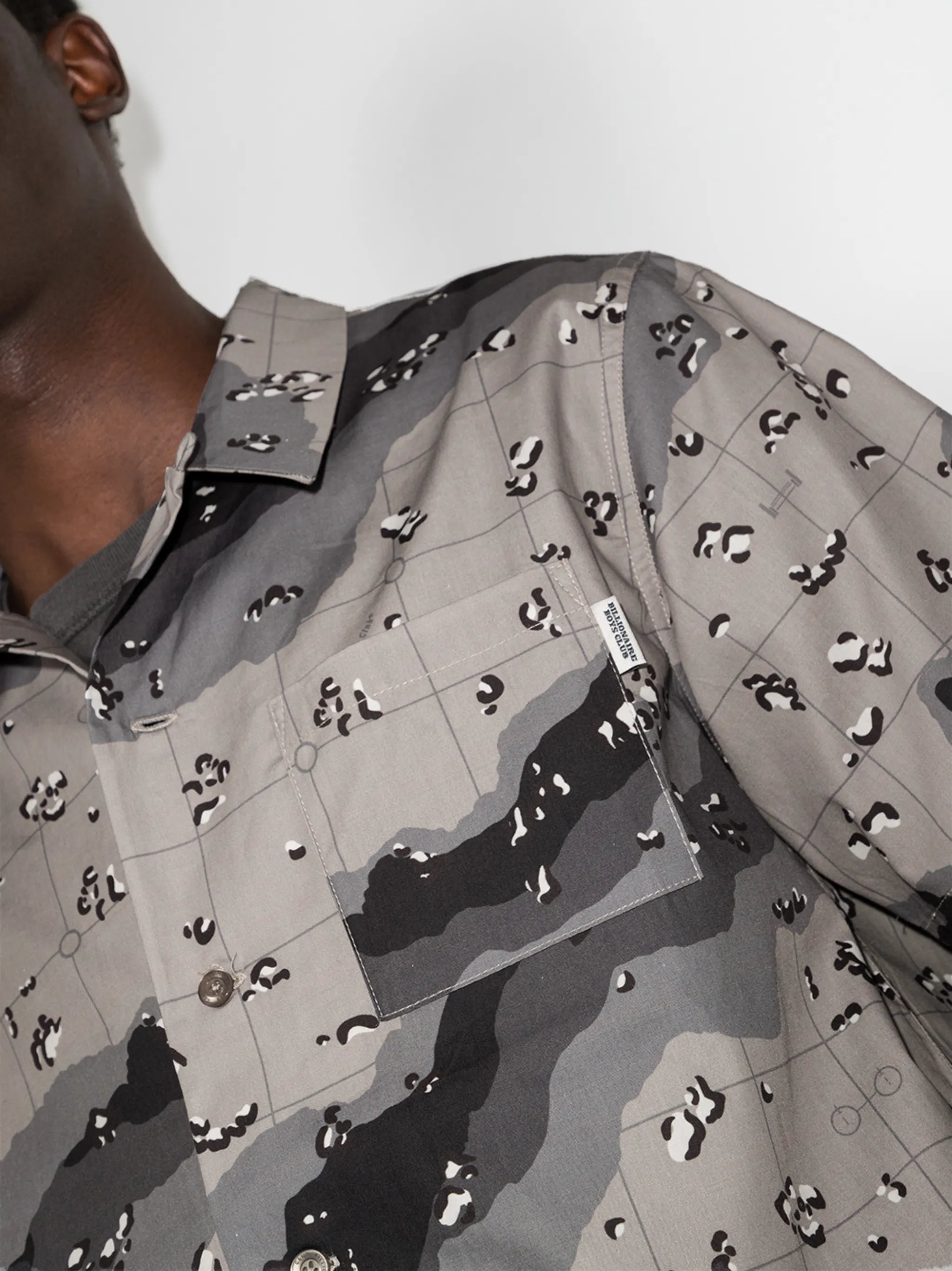 animal camouflage-print shirt