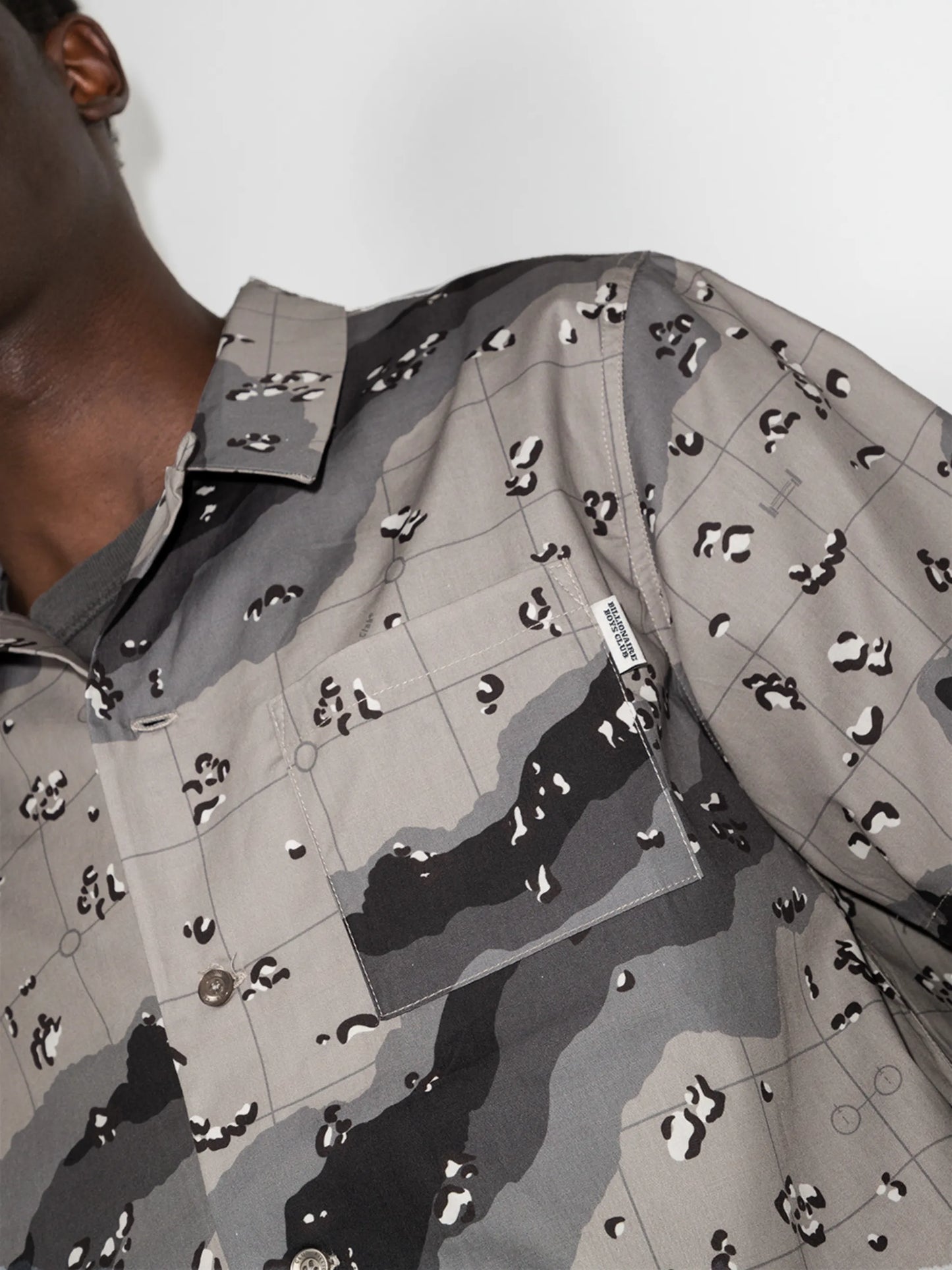 animal camouflage-print shirt