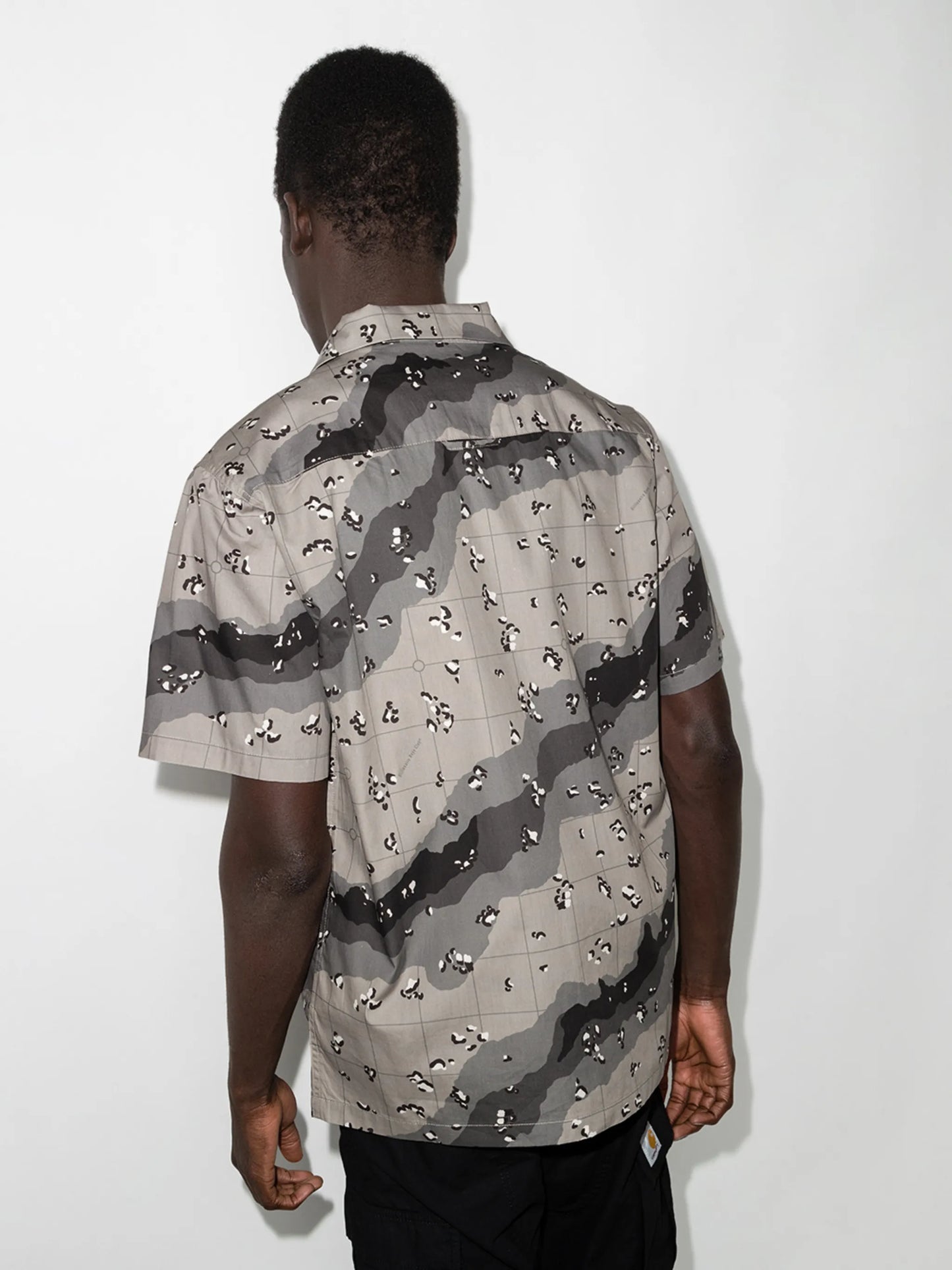 animal camouflage-print shirt