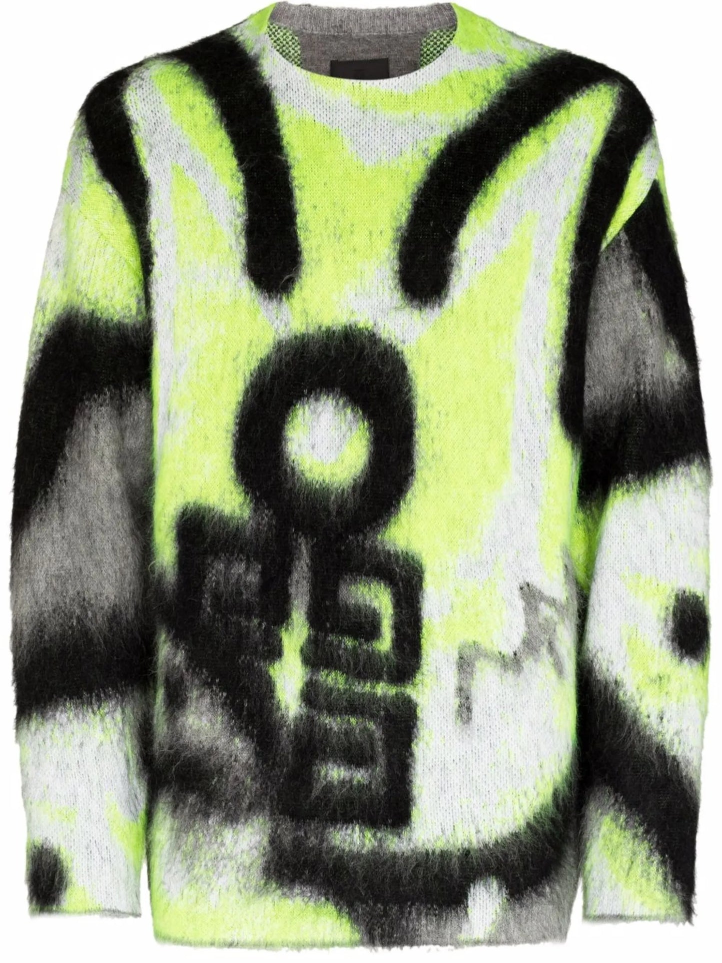 graffiti-print jumper