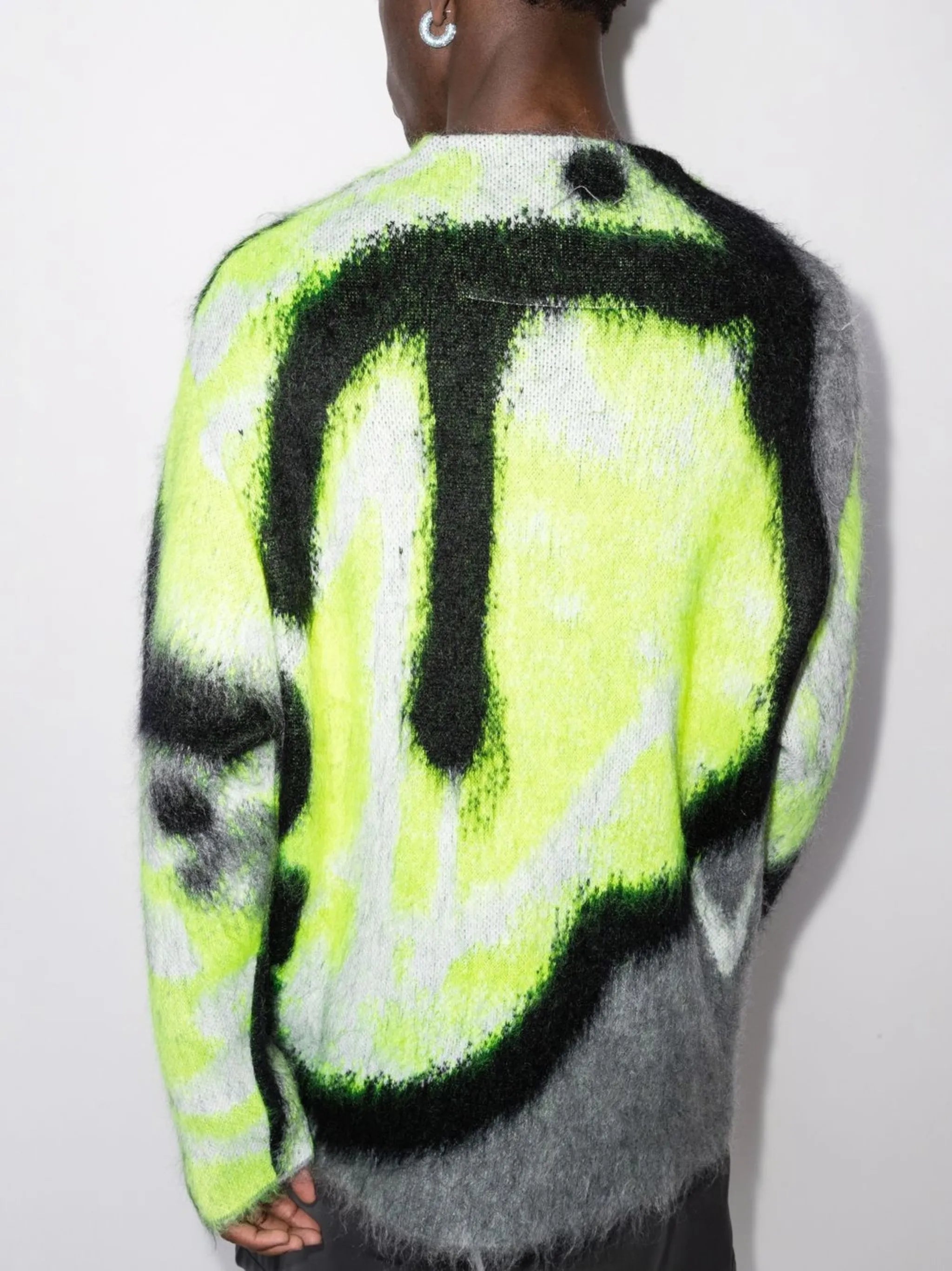 graffiti-print jumper