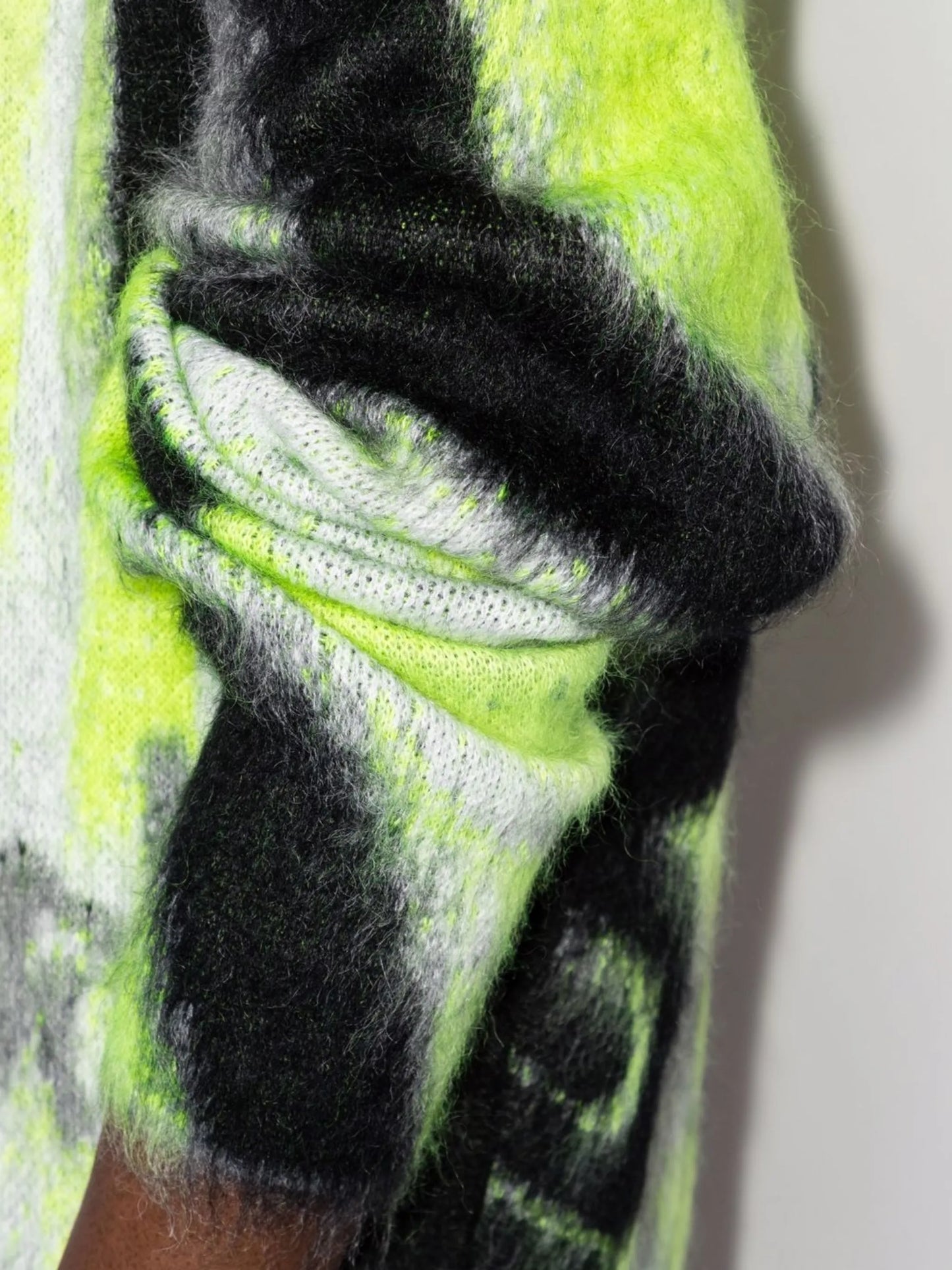 graffiti-print jumper