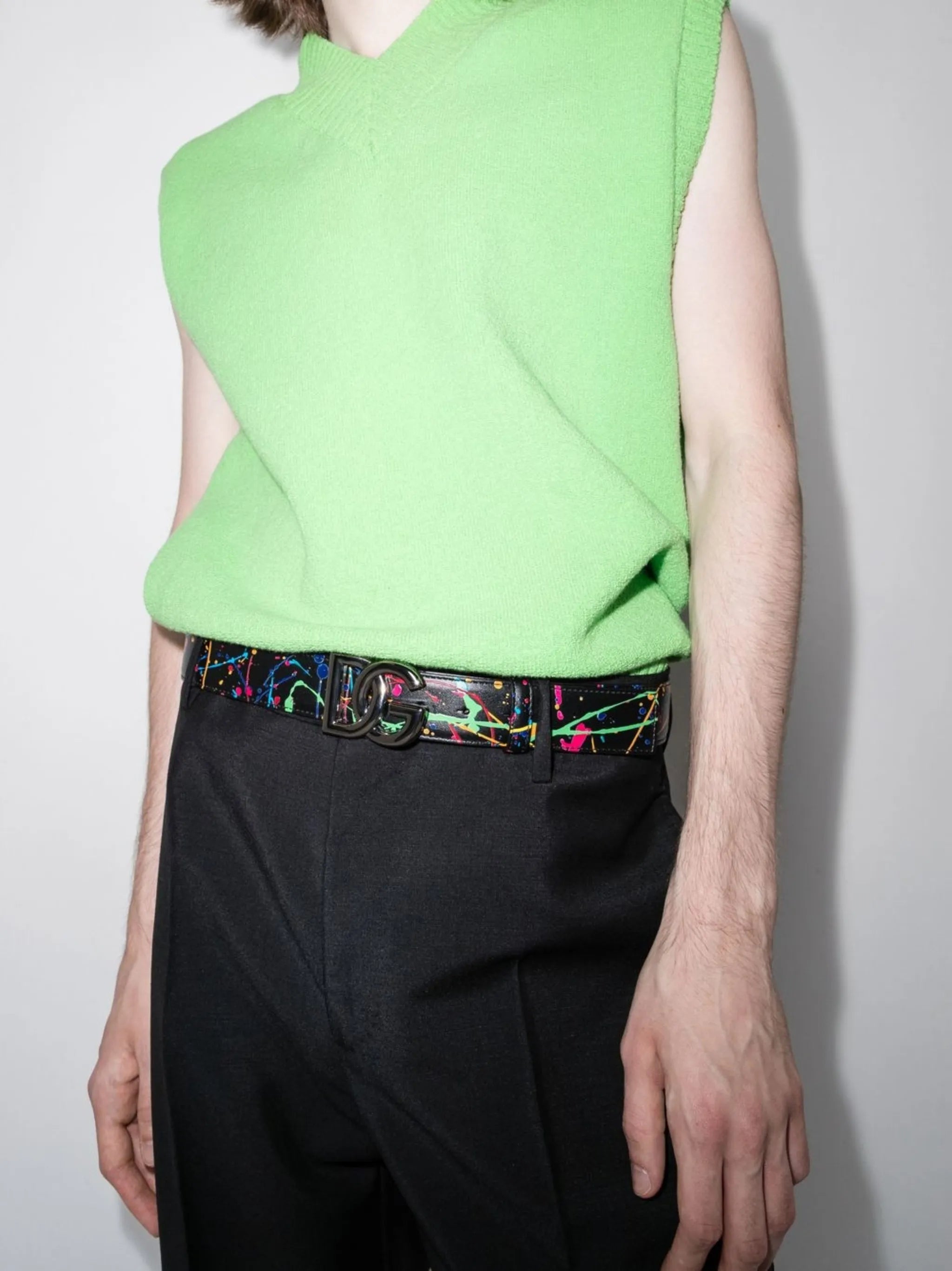 paint-splatter DG belt