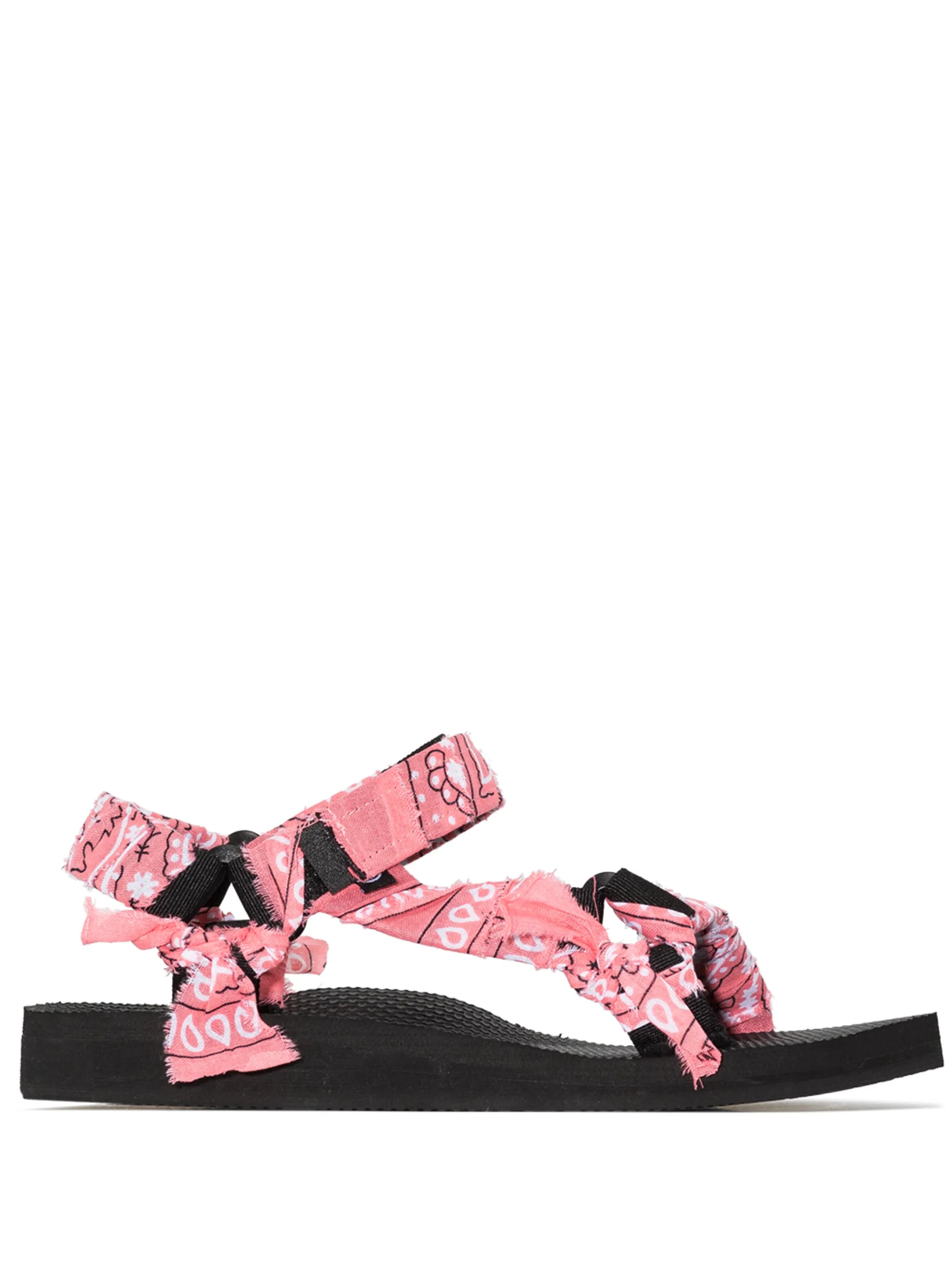 Trekky bandana/print sandals