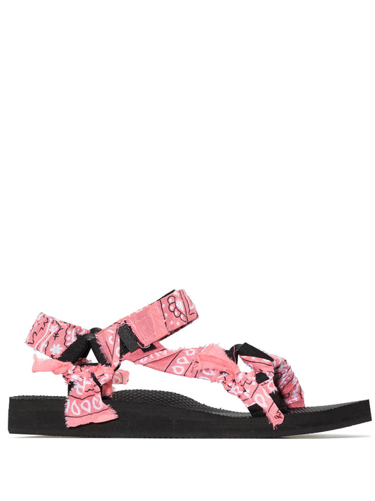 Trekky bandana/print sandals
