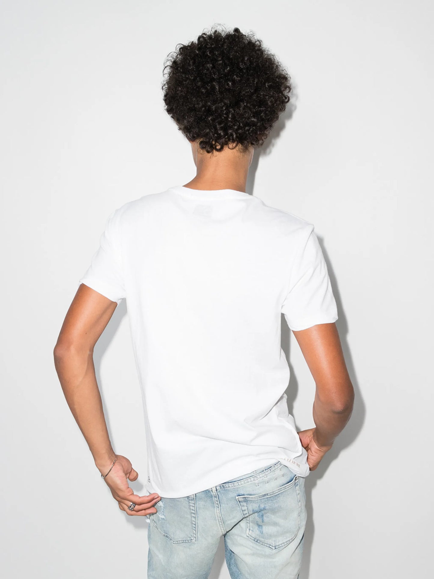 Seeing Lines slogan-print T-shirt