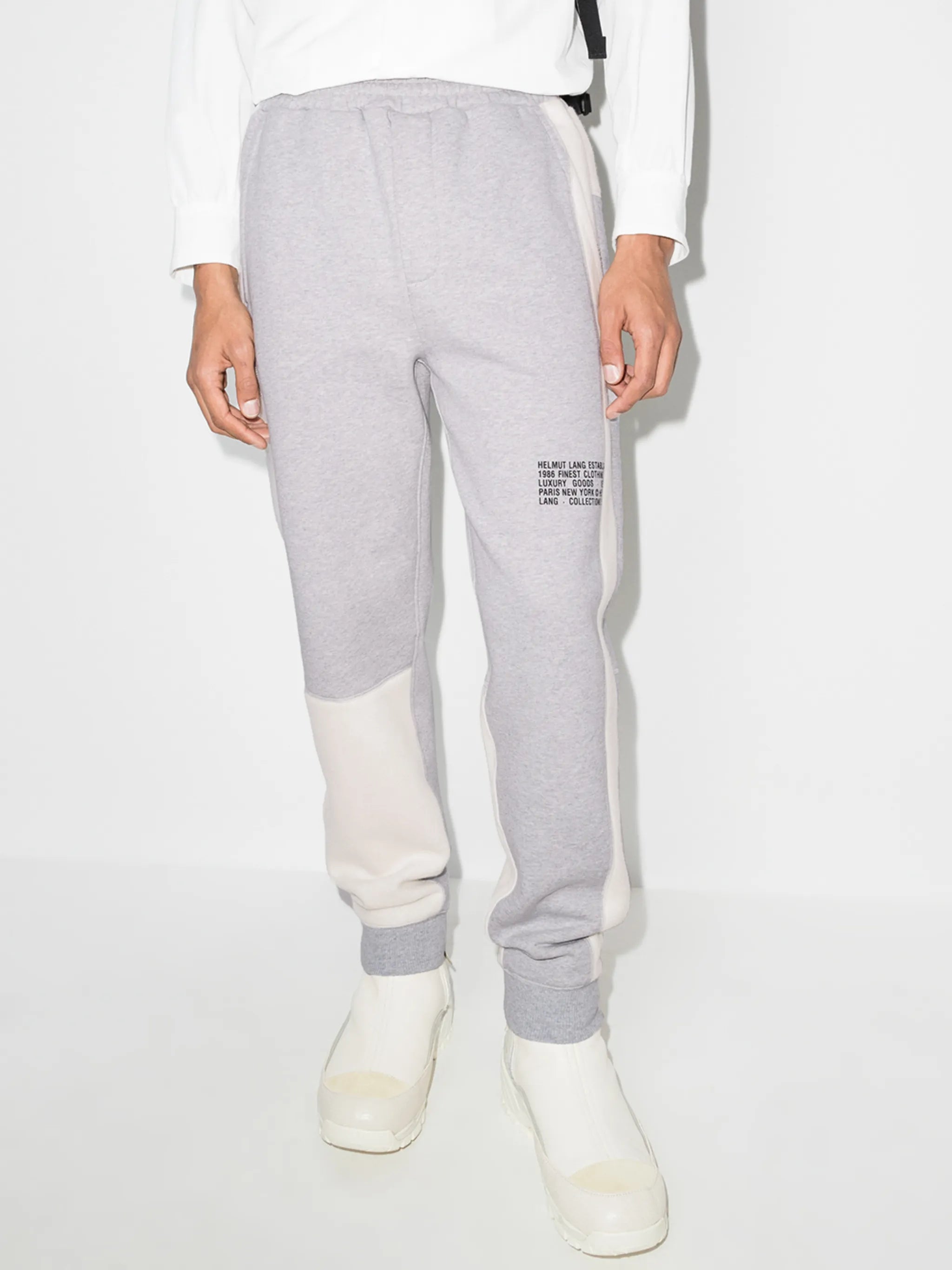 colour-block track pants