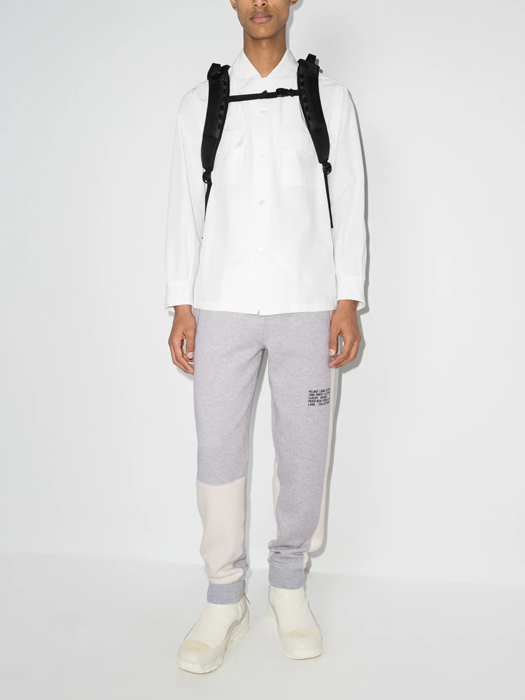 colour-block track pants