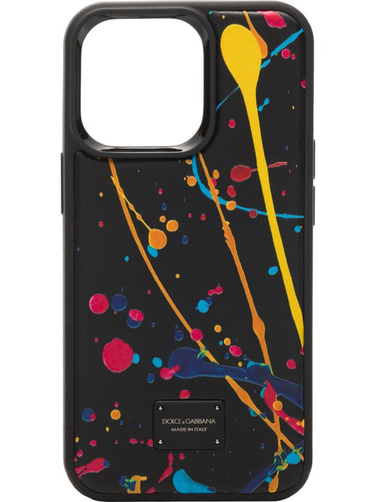 paint splatter iPhone 13 Pro case