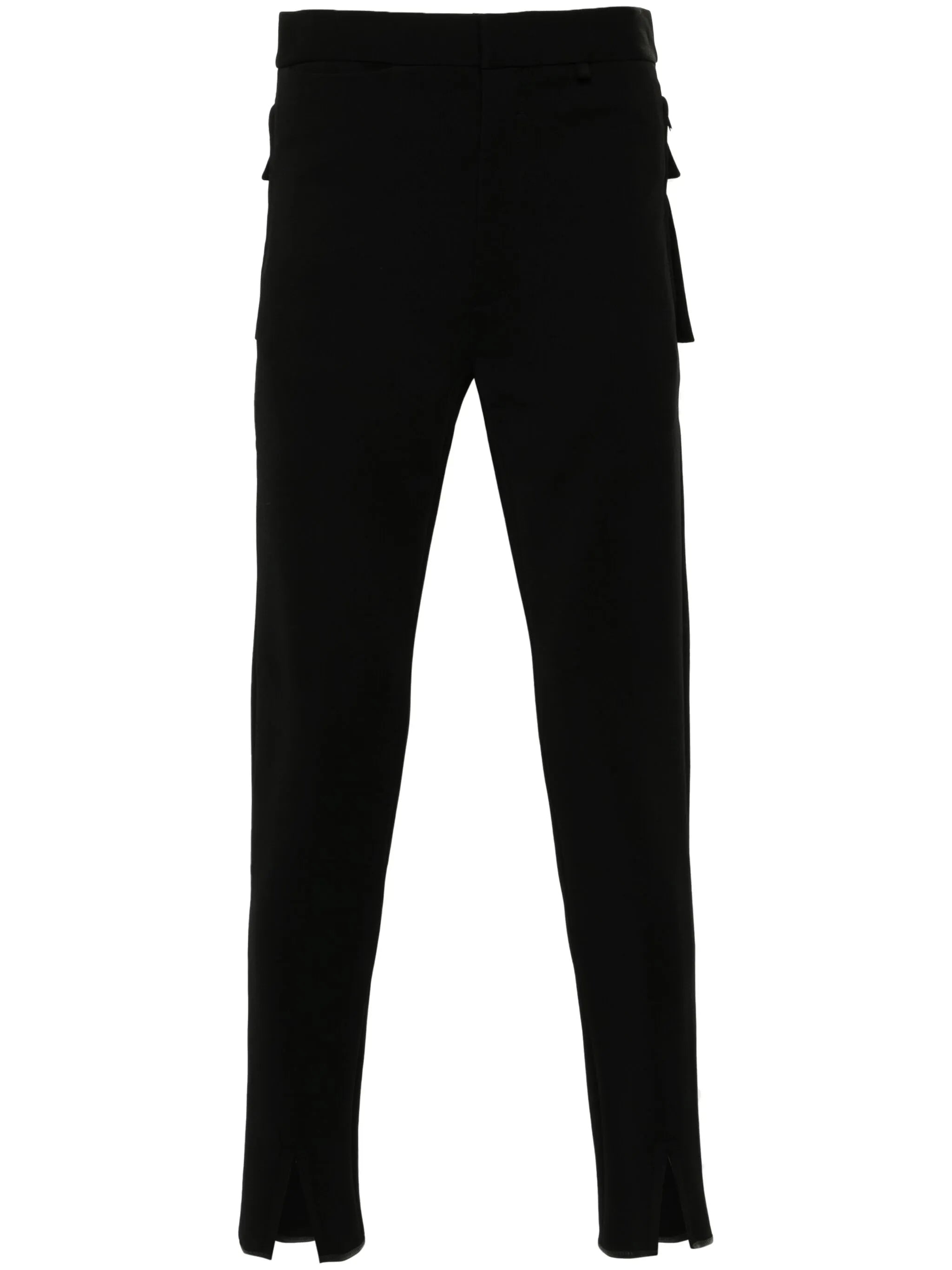 zip-cuff trousers