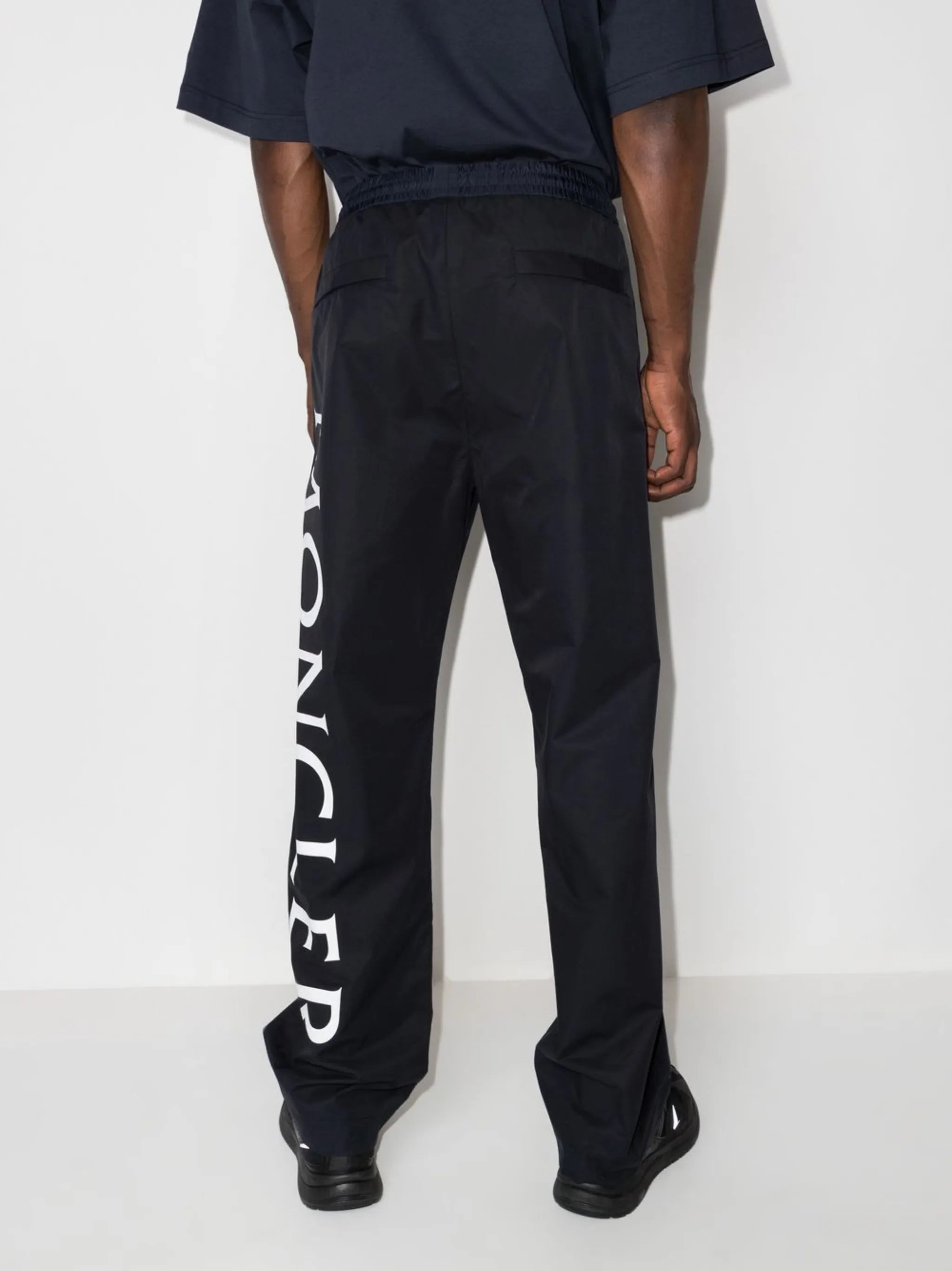 logo-print track pants