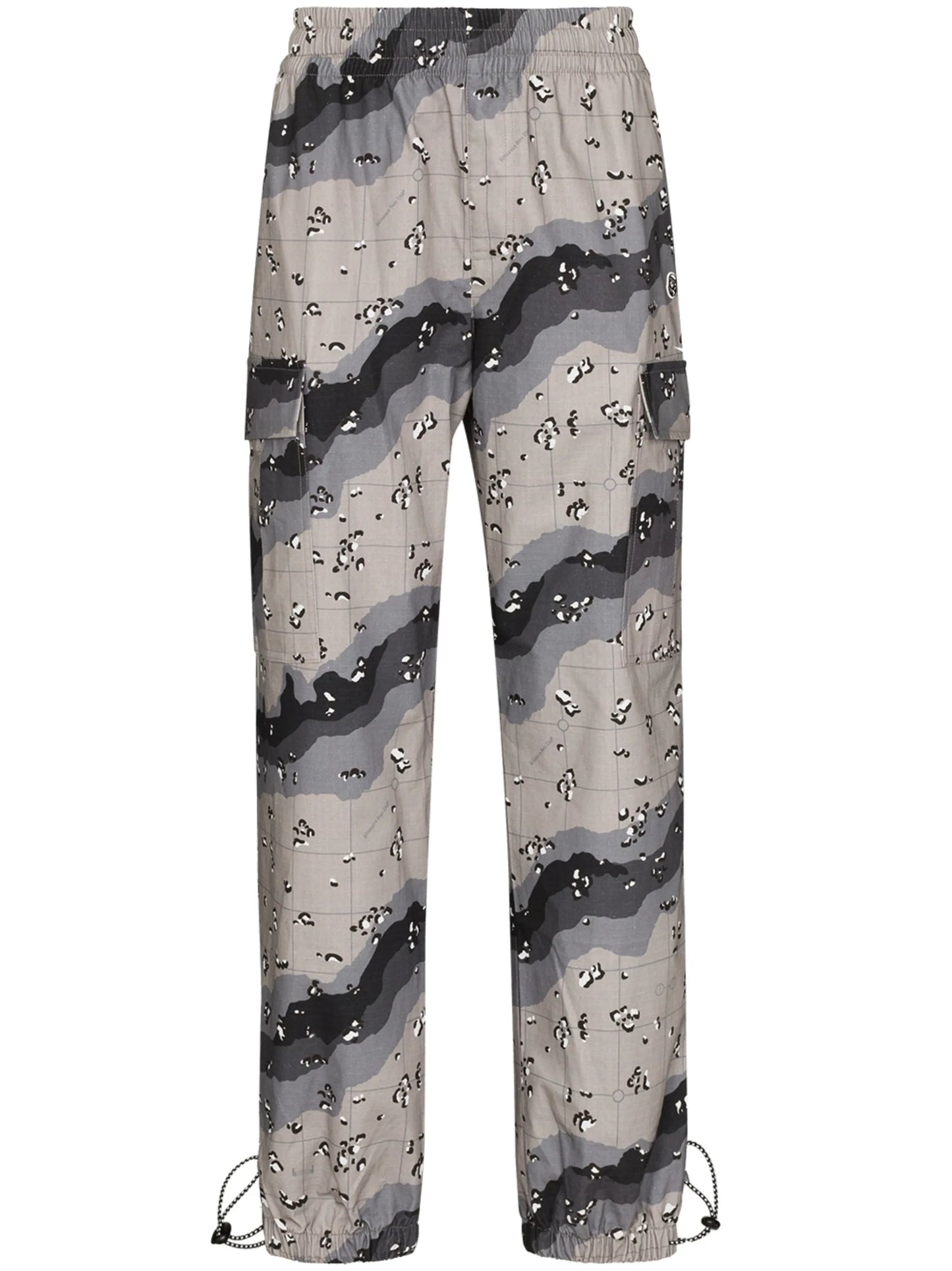 camouflage-print cargo trousers