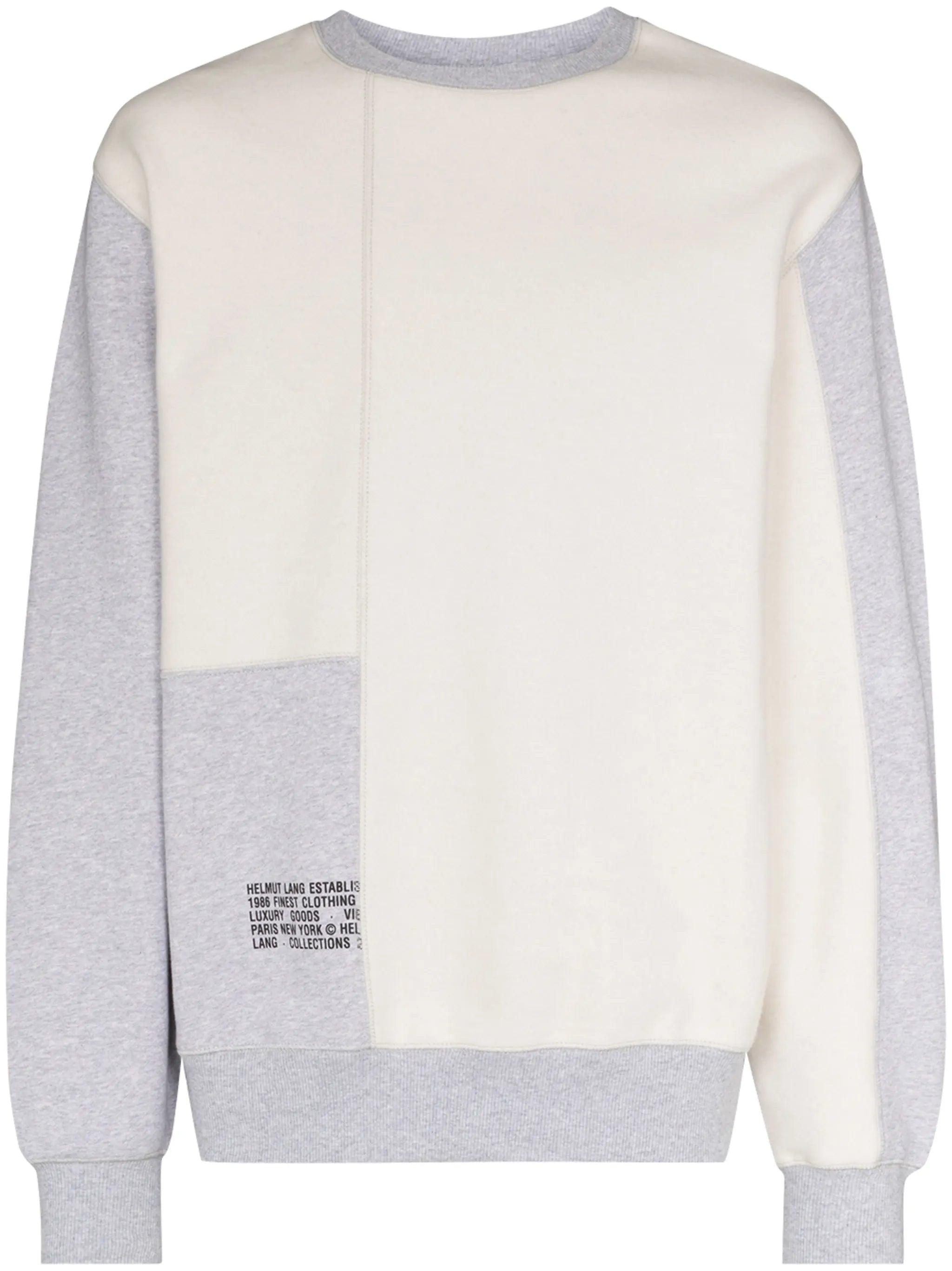 colour-block panelled sweatshirt